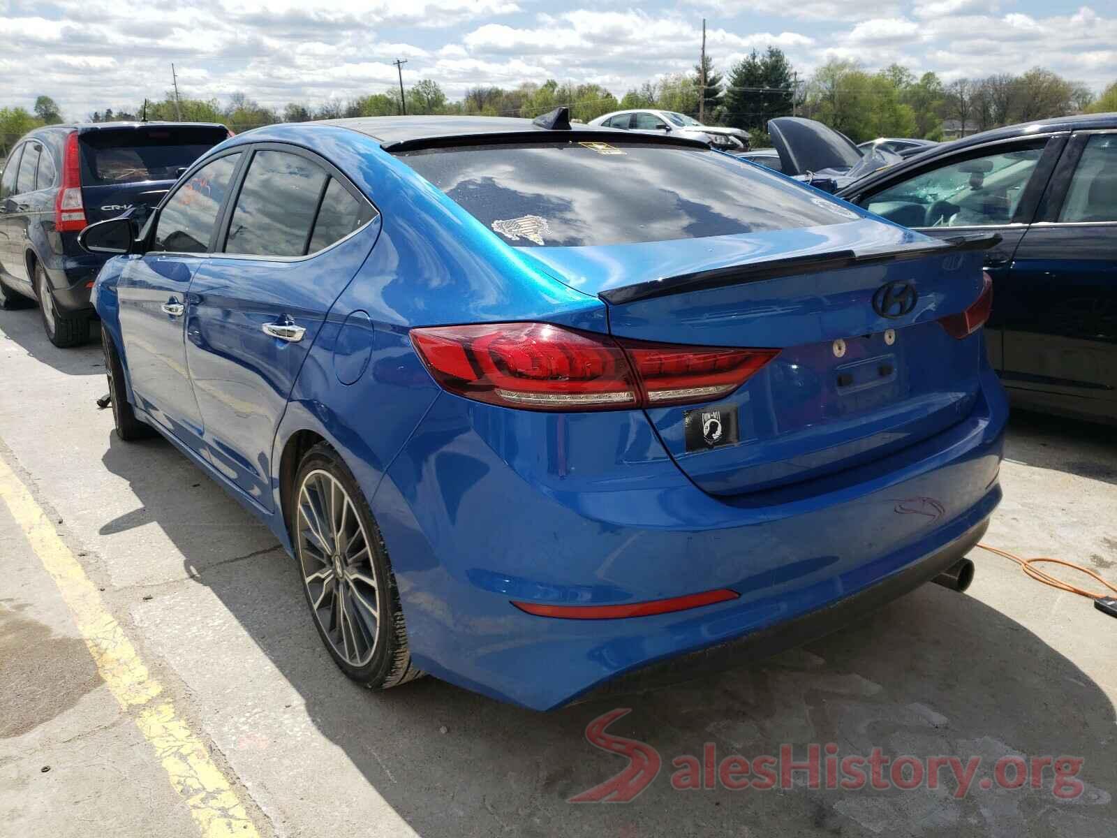 KMHD84LF0HU291911 2017 HYUNDAI ELANTRA