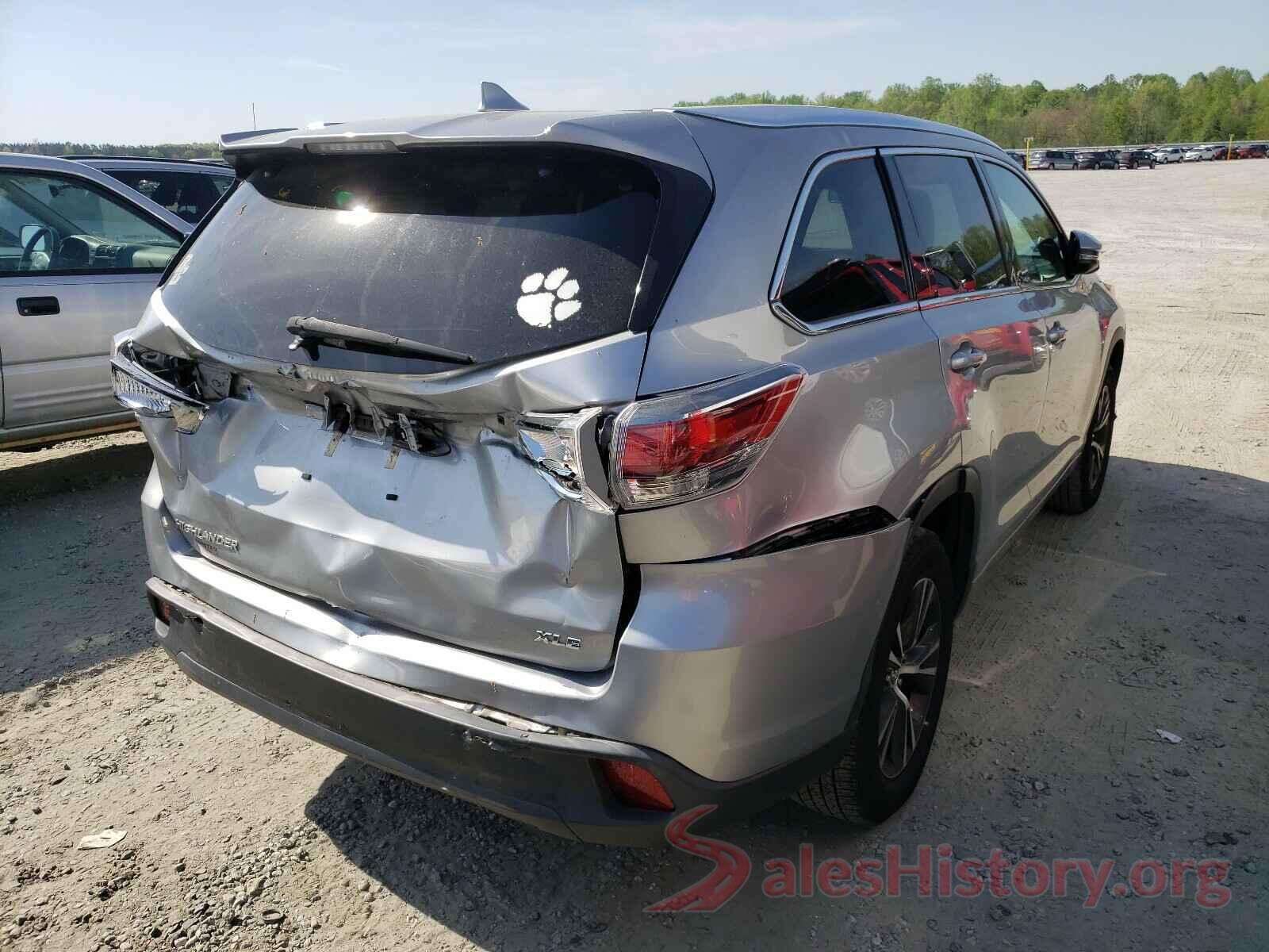 5TDKKRFH1GS139789 2016 TOYOTA HIGHLANDER