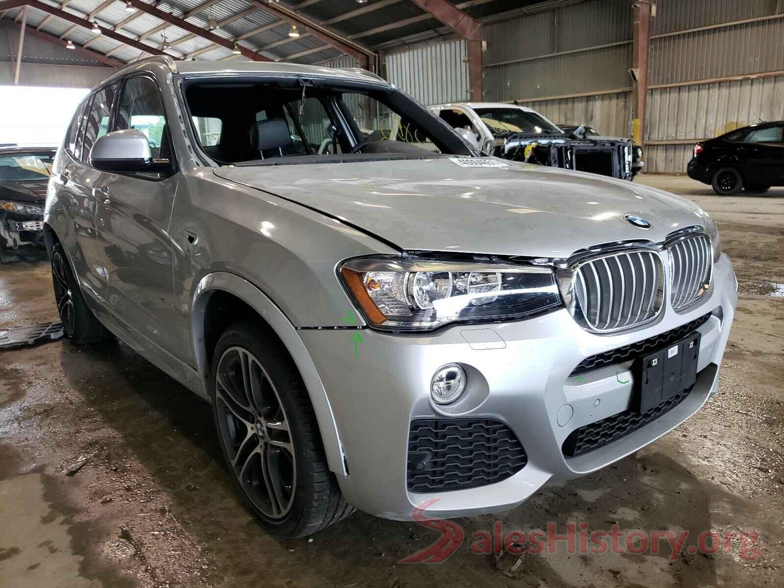 5UXWZ7C37H0X39035 2017 BMW X3