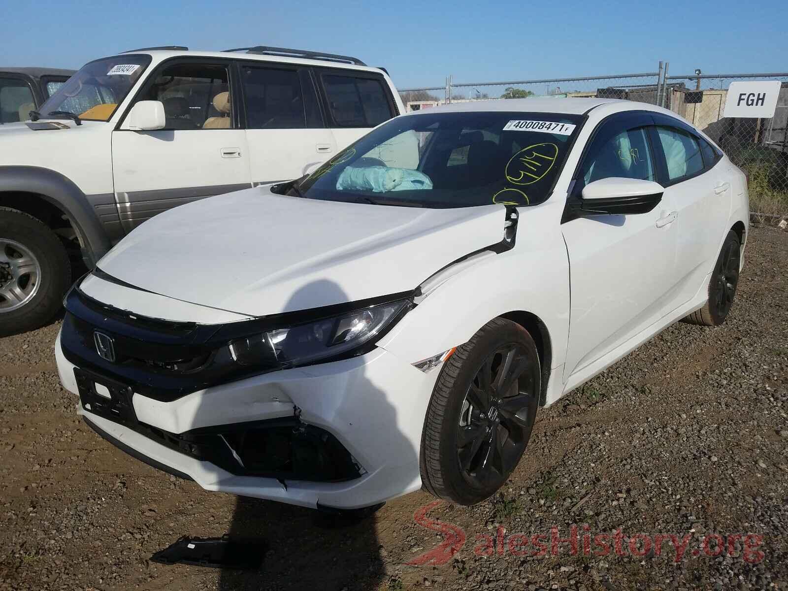 19XFC2F82KE210166 2019 HONDA CIVIC