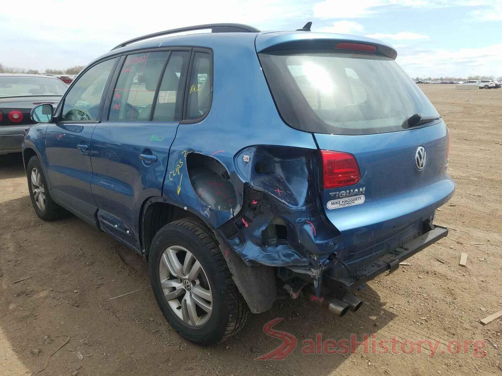 WVGBV7AX7HK038769 2017 VOLKSWAGEN TIGUAN