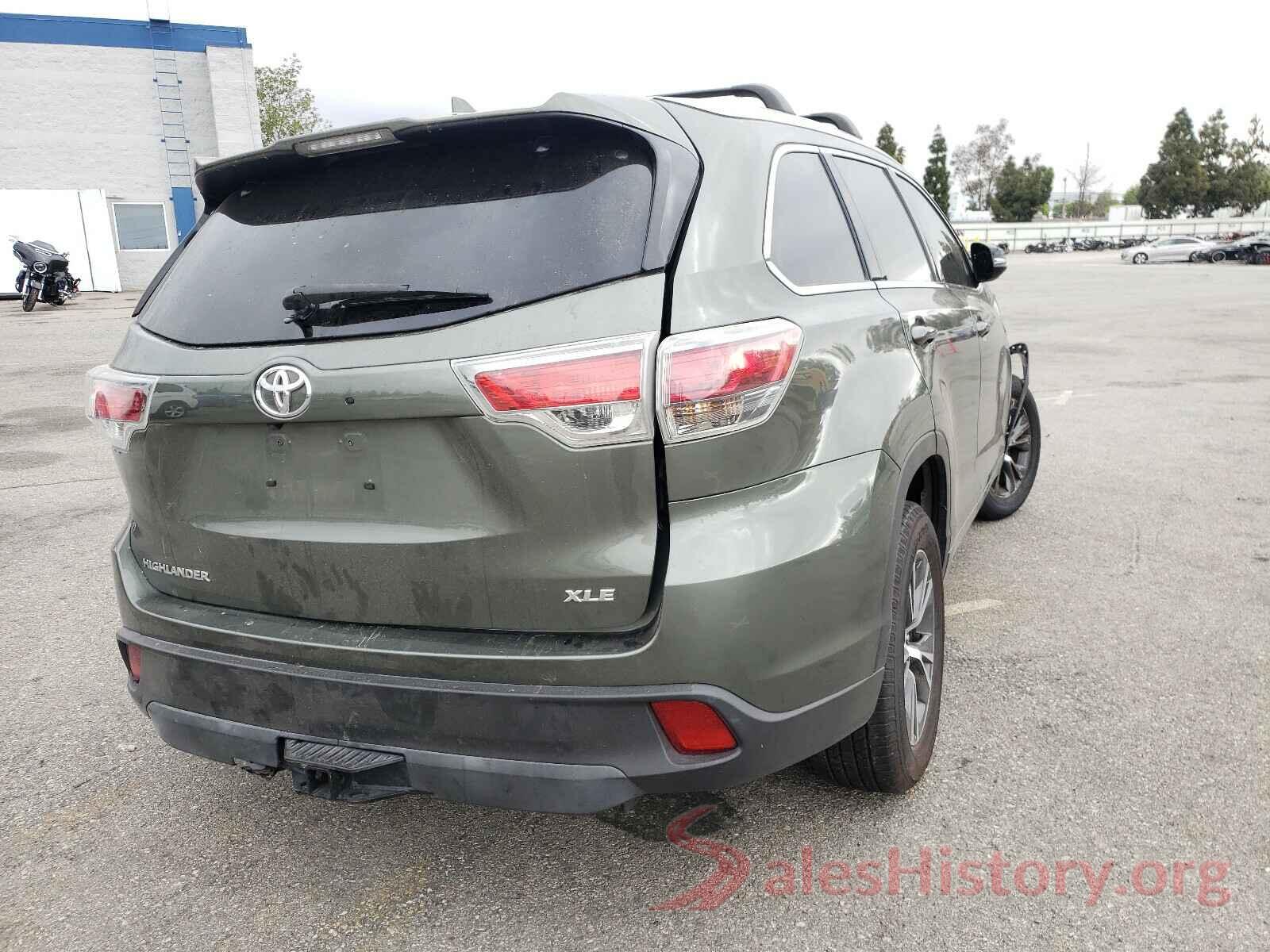 5TDKKRFH7GS152840 2016 TOYOTA HIGHLANDER