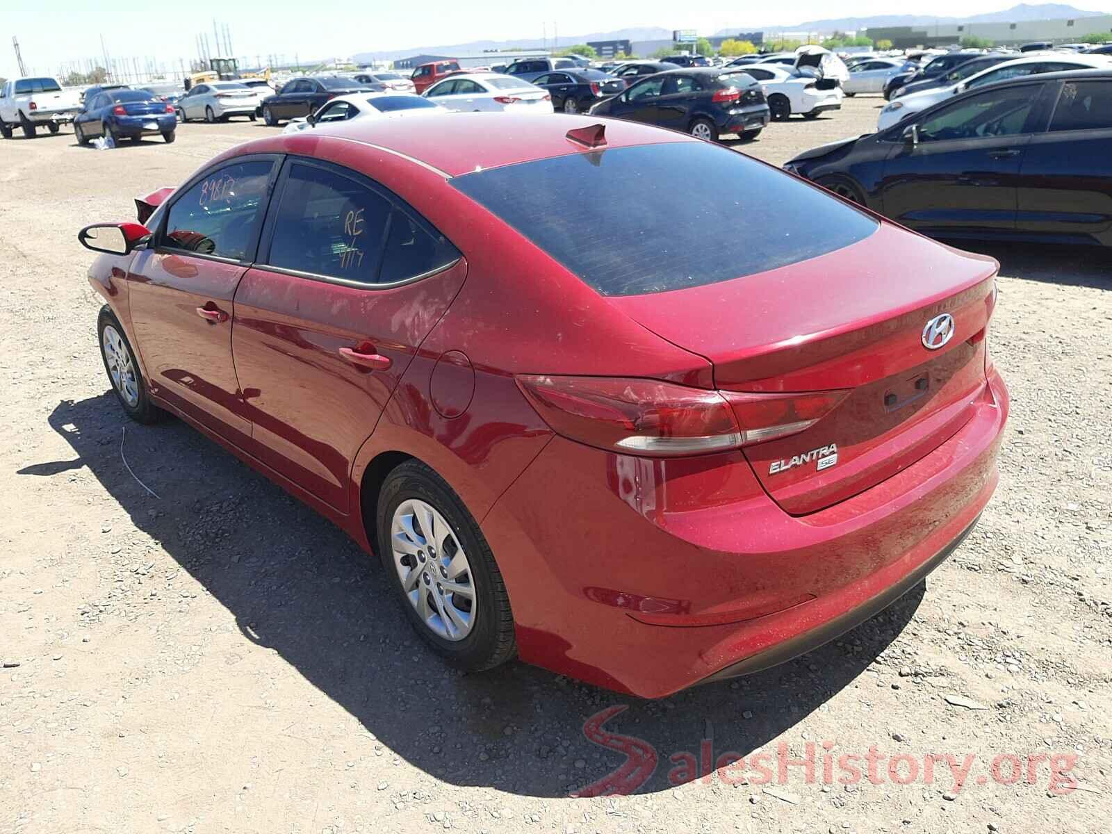 KMHD74LF6HU173168 2017 HYUNDAI ELANTRA