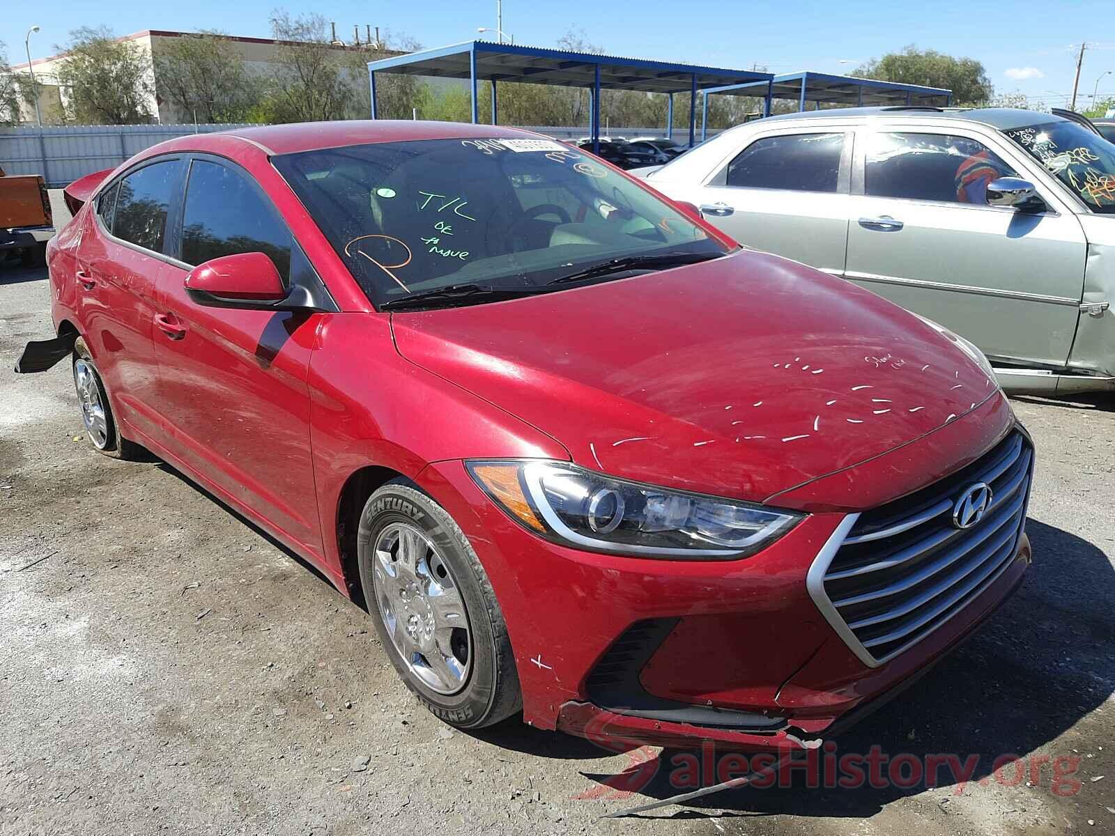 KMHD74LF1HU091249 2017 HYUNDAI ELANTRA