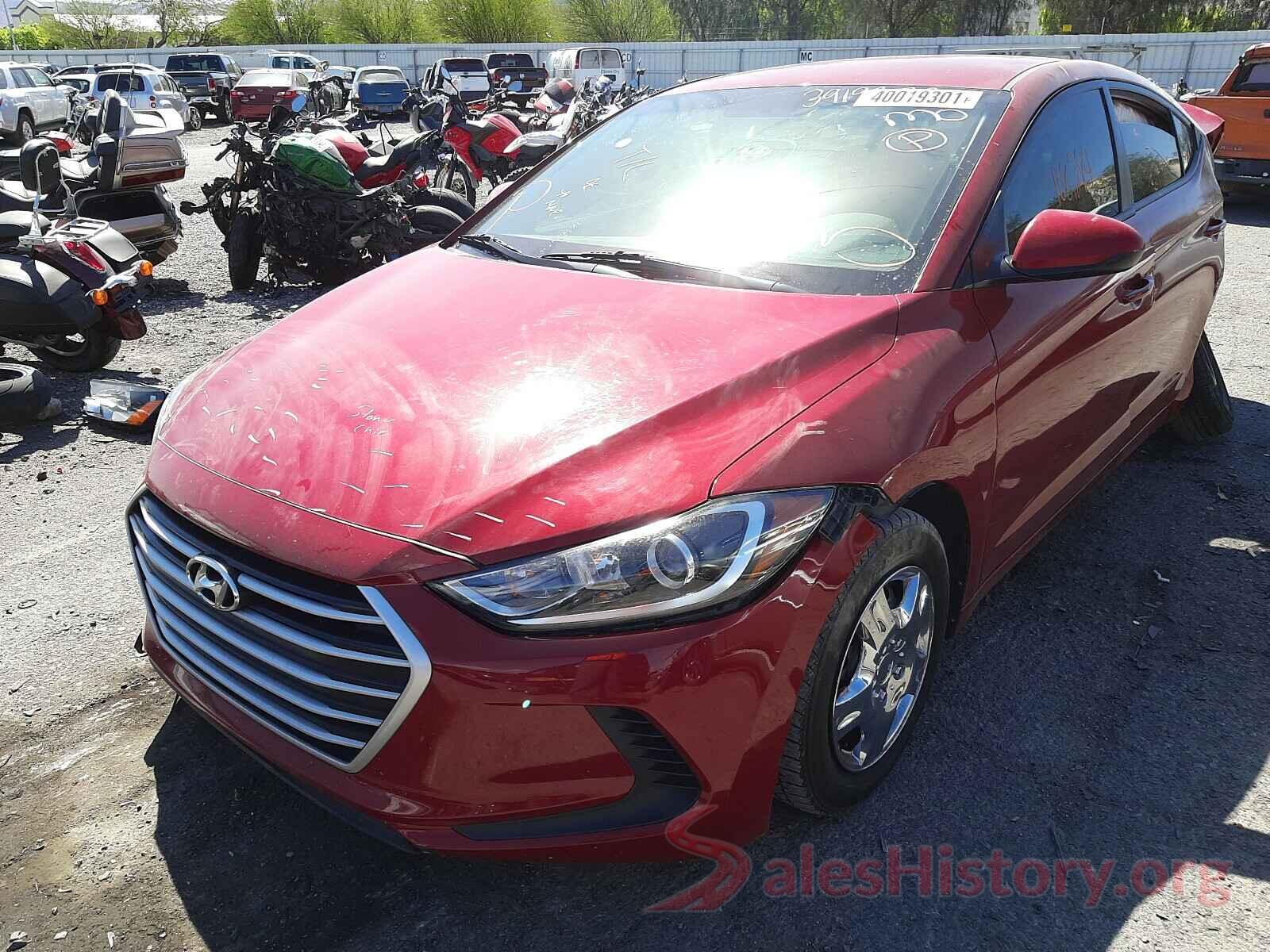 KMHD74LF1HU091249 2017 HYUNDAI ELANTRA