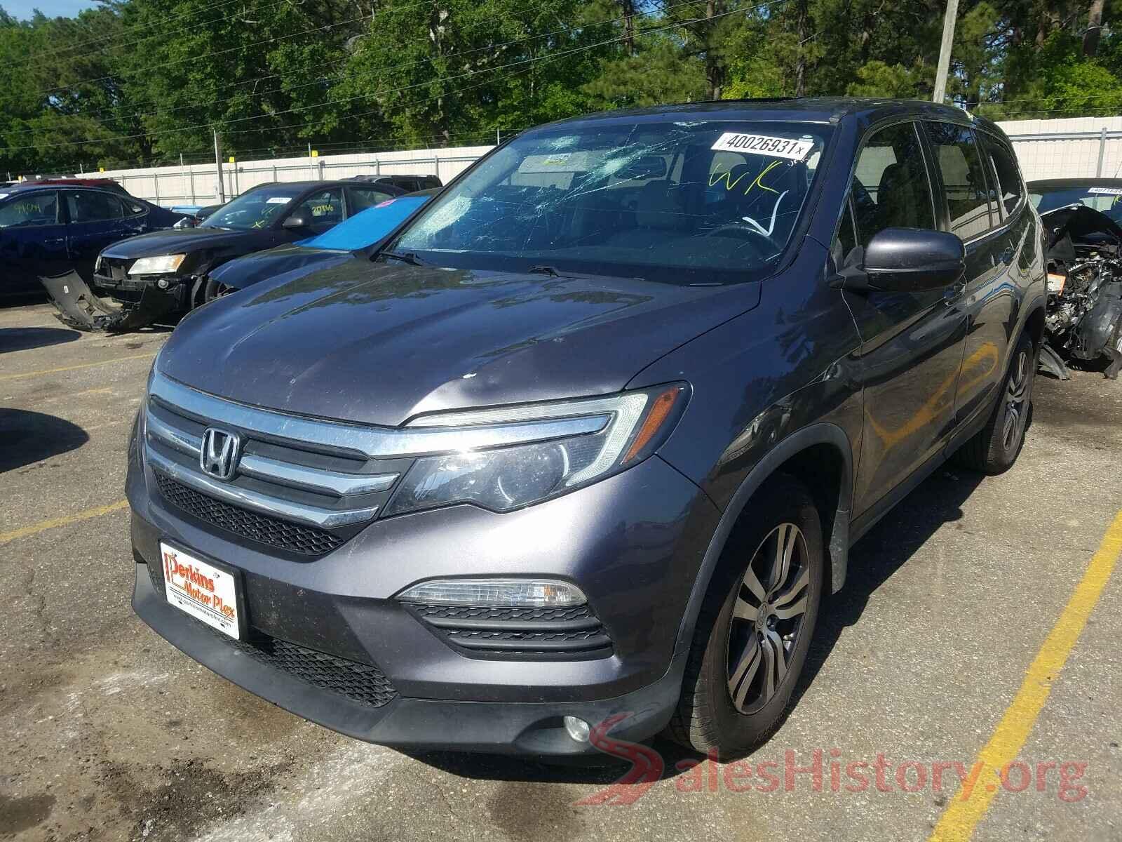 5FNYF5H50GB014359 2016 HONDA PILOT