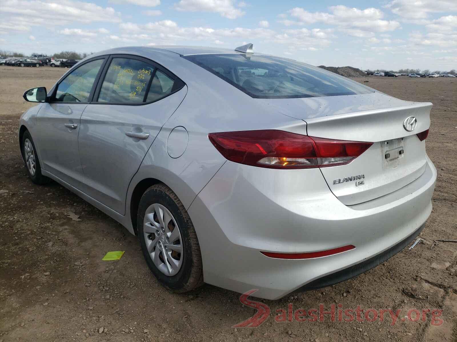 5NPD74LF4HH174771 2017 HYUNDAI ELANTRA