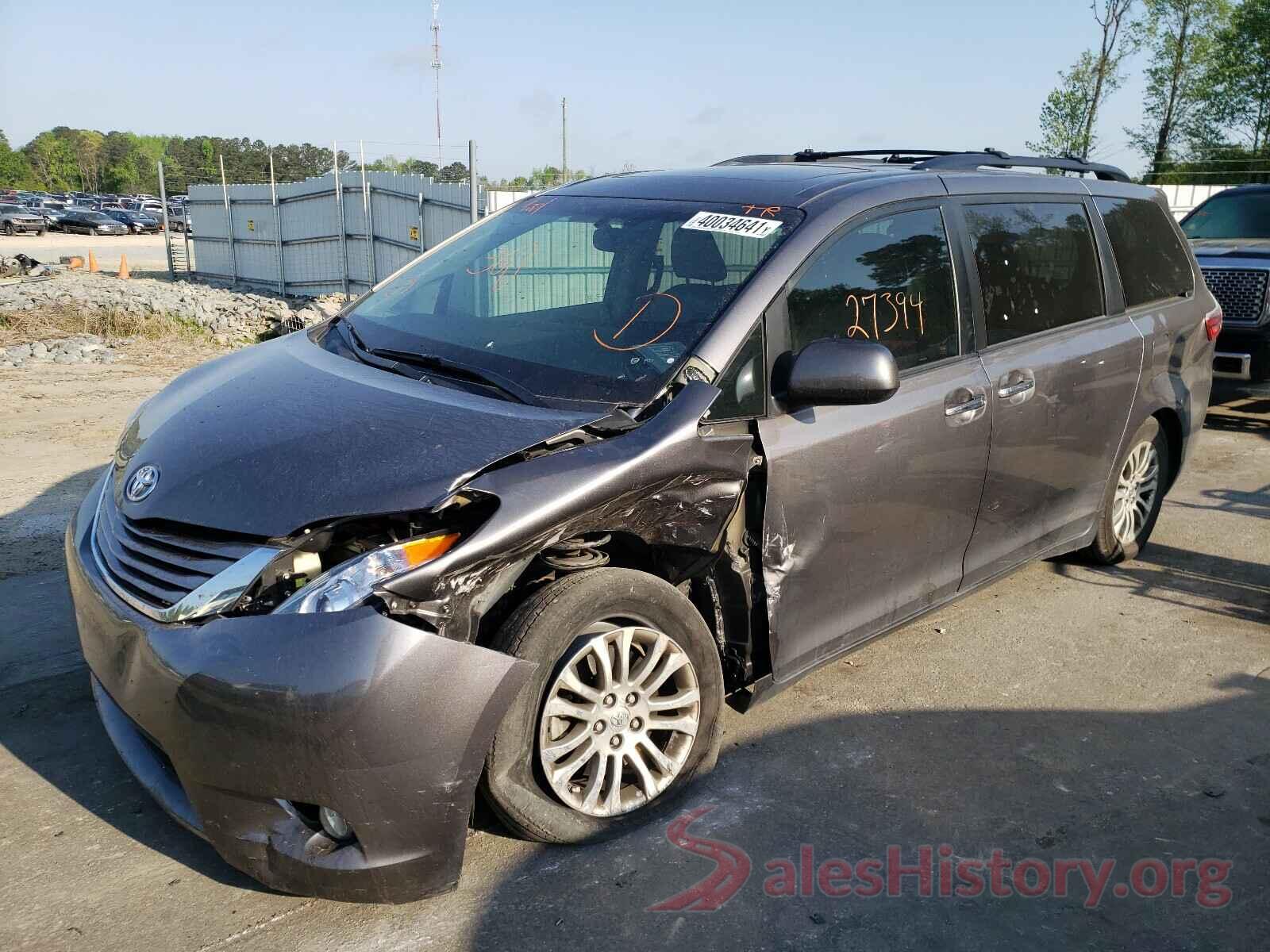 5TDYK3DC8GS717014 2016 TOYOTA SIENNA