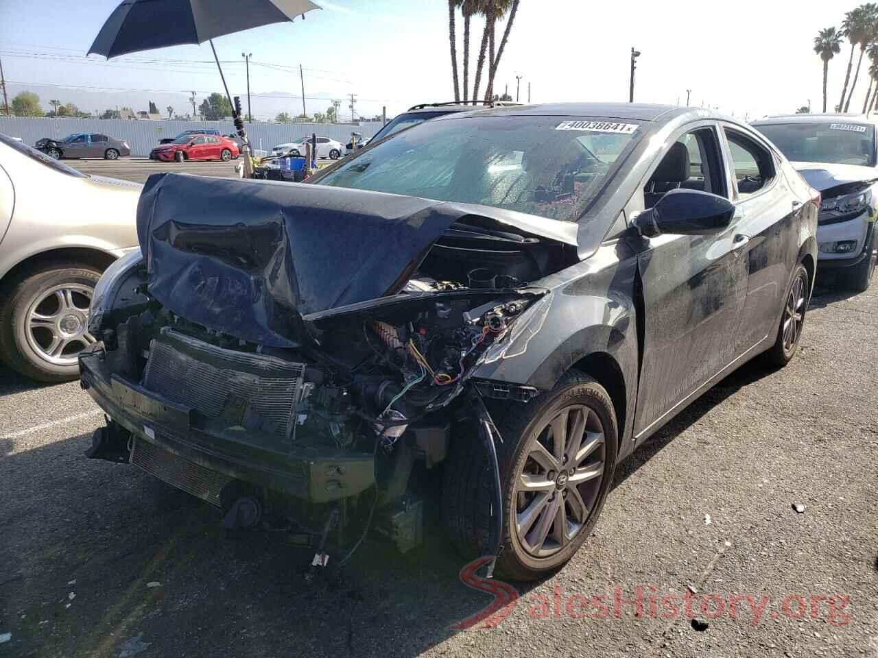 KMHDH4AE7GU480757 2016 HYUNDAI ELANTRA