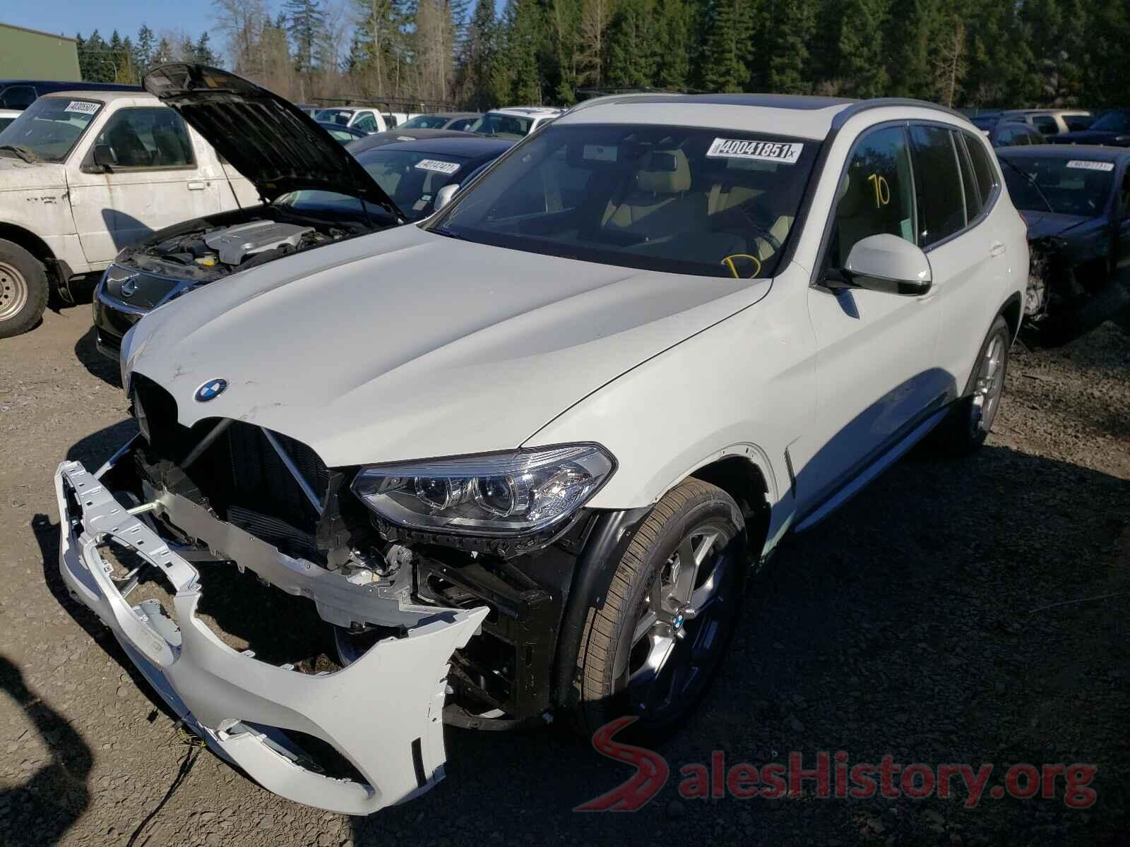 5UXTY5C08M9F57871 2021 BMW X3