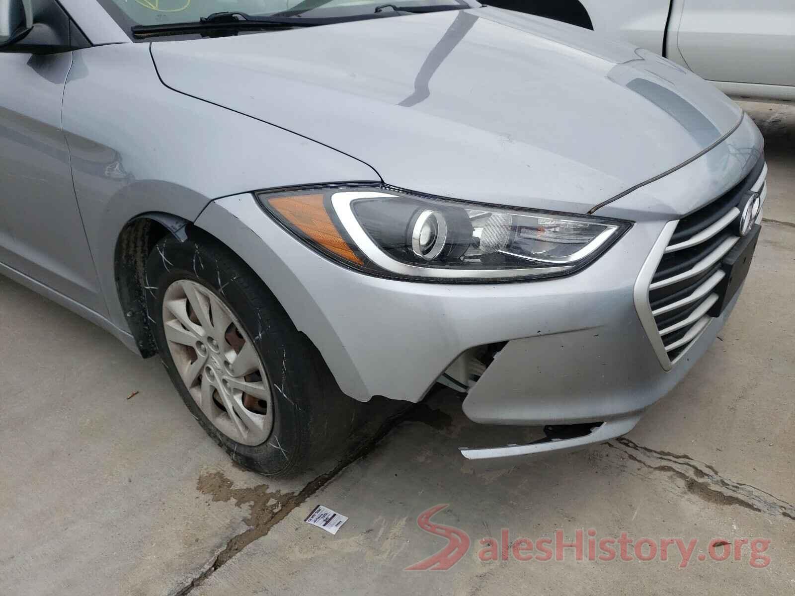 5NPD74LF7HH163117 2017 HYUNDAI ELANTRA