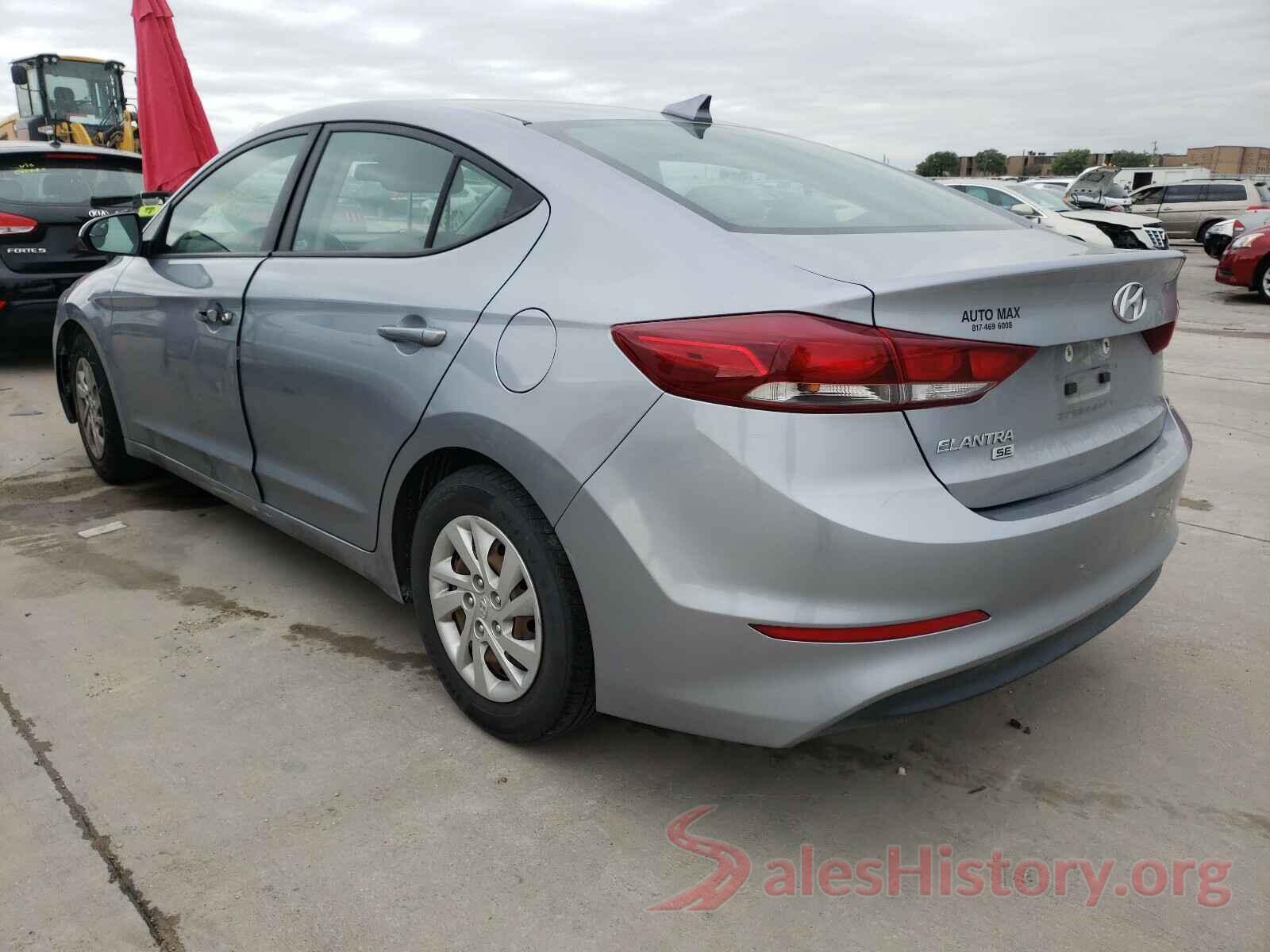 5NPD74LF7HH163117 2017 HYUNDAI ELANTRA