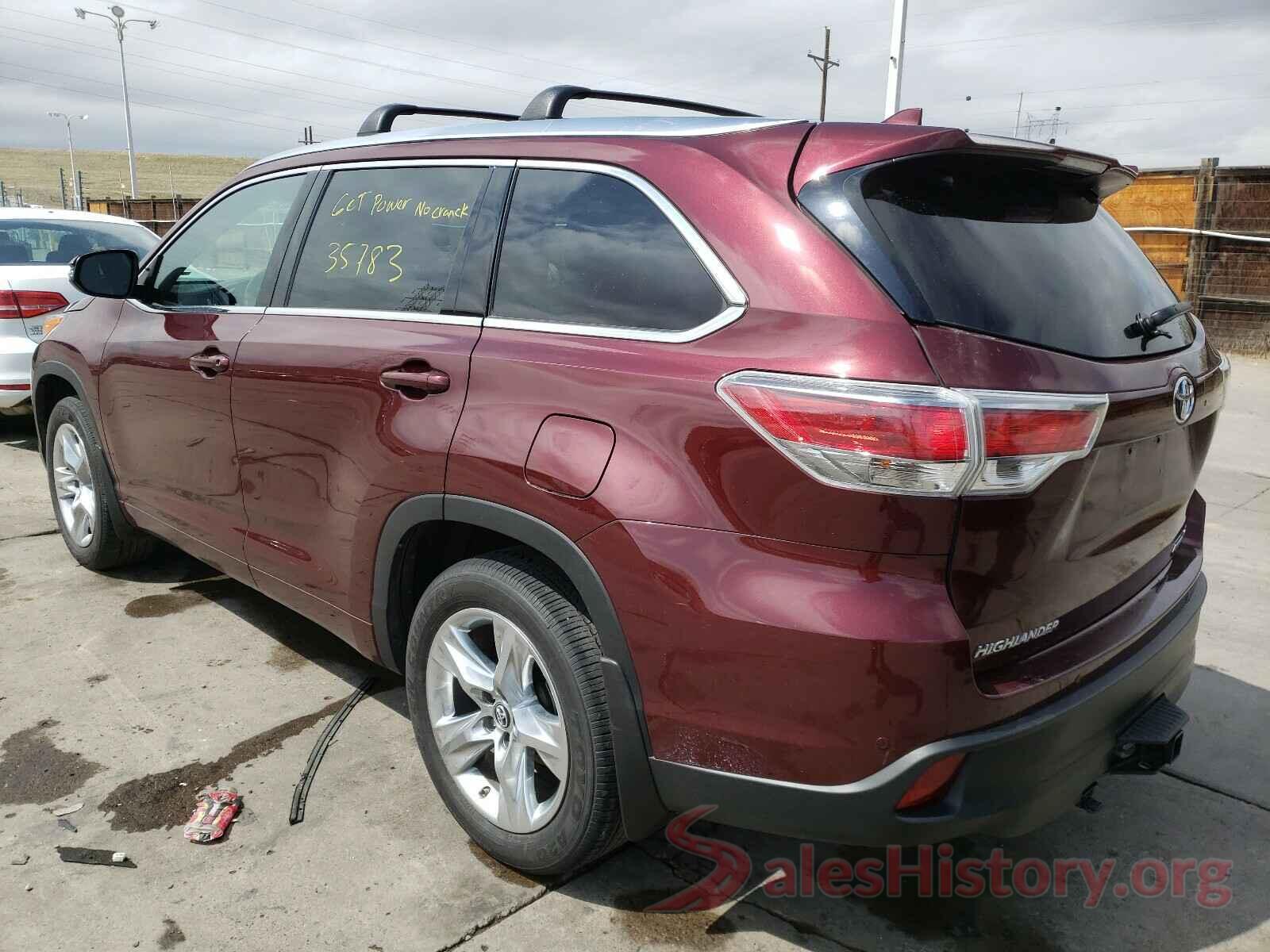 5TDDKRFH8GS310353 2016 TOYOTA HIGHLANDER