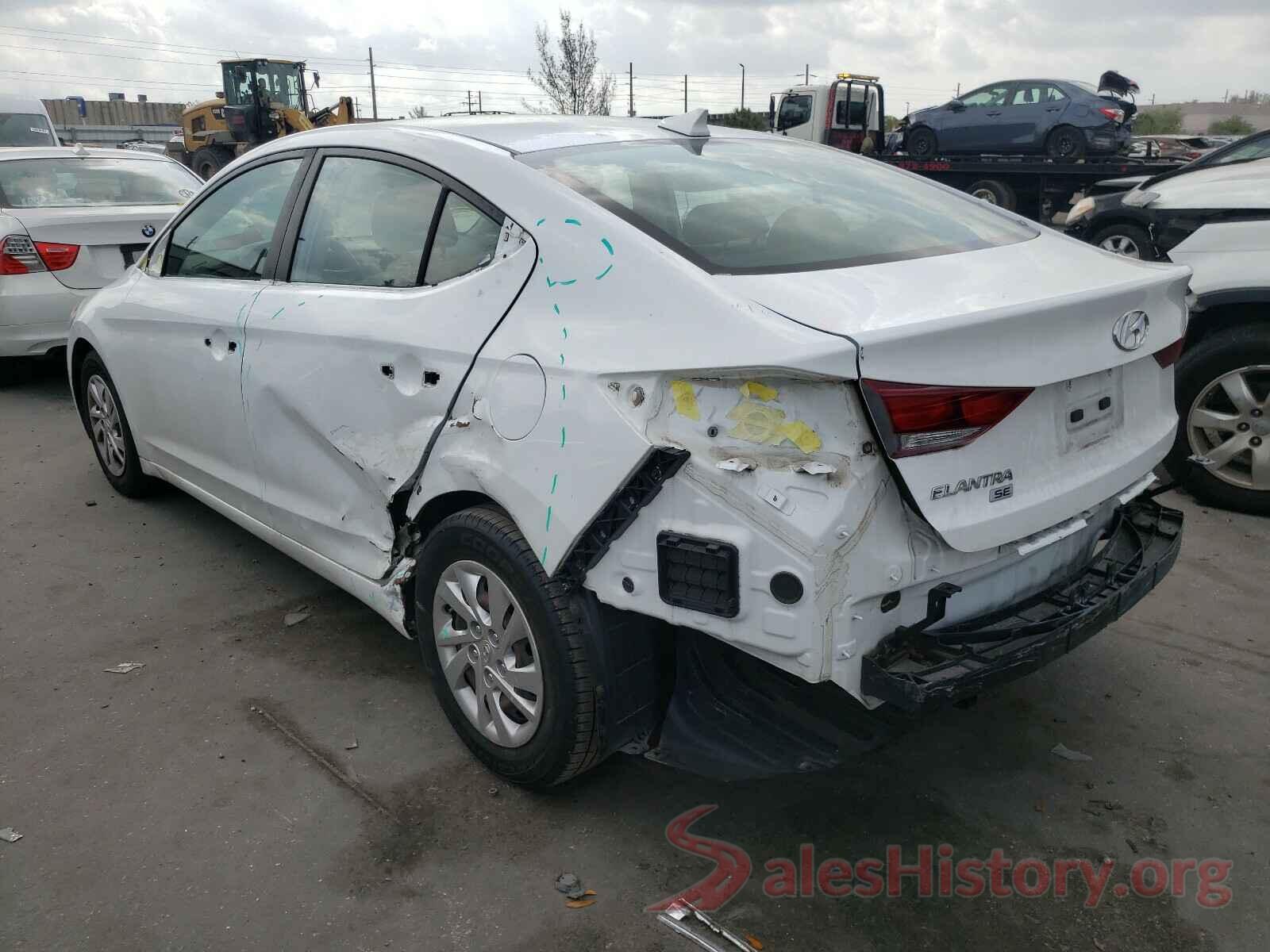 5NPD74LFXHH210625 2017 HYUNDAI ELANTRA