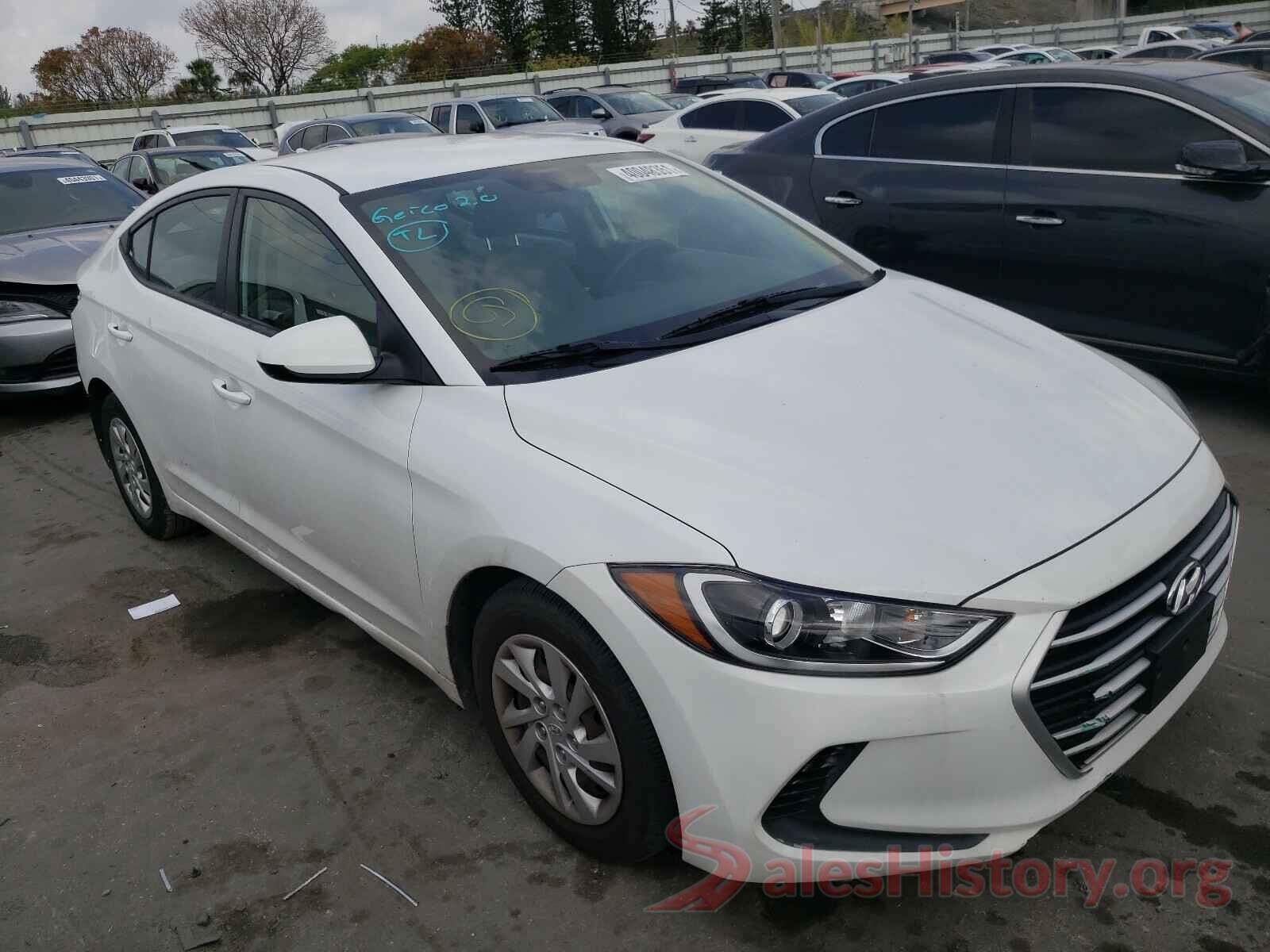 5NPD74LFXHH210625 2017 HYUNDAI ELANTRA