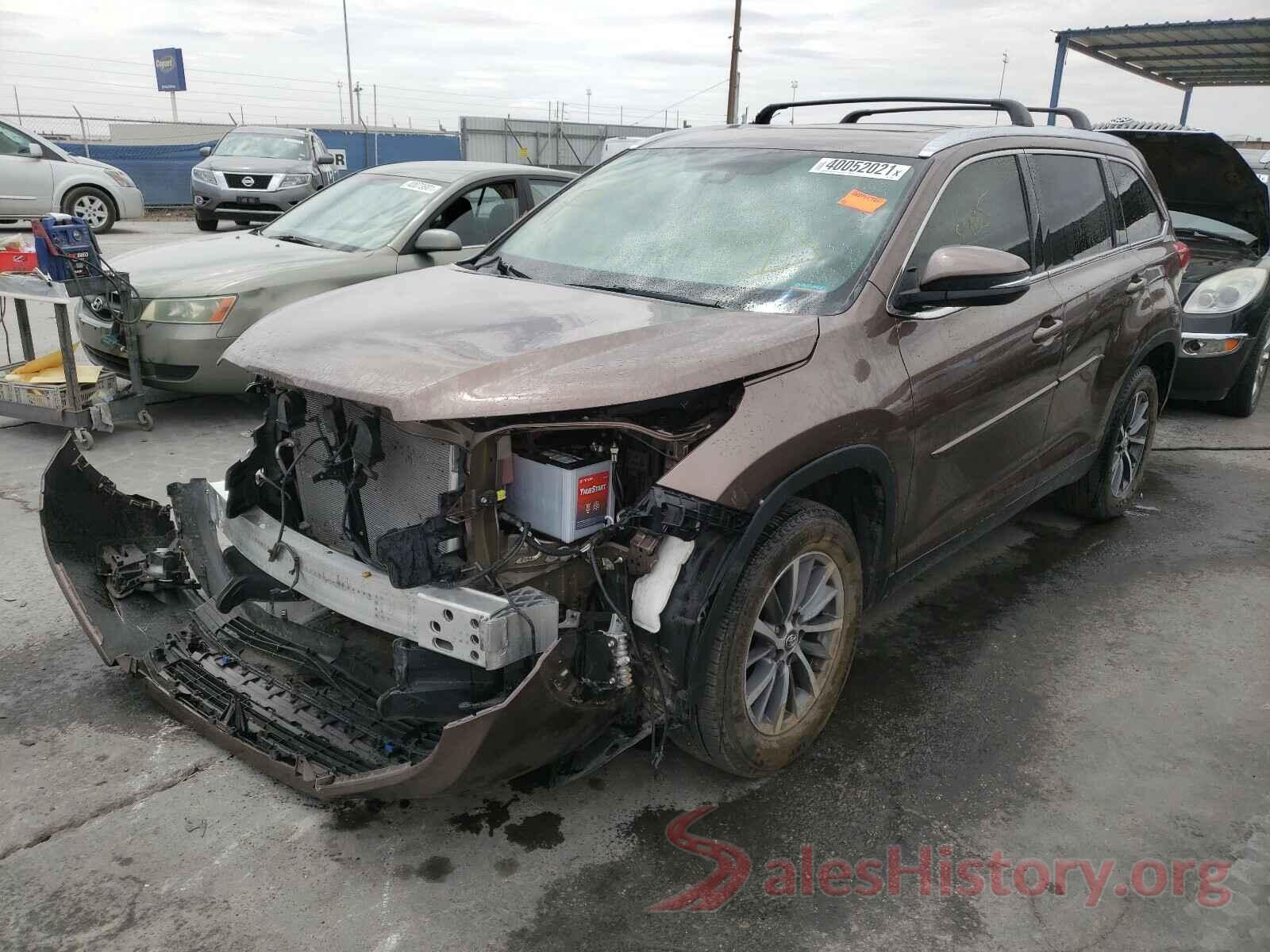 5TDKZRFH4KS322866 2019 TOYOTA HIGHLANDER