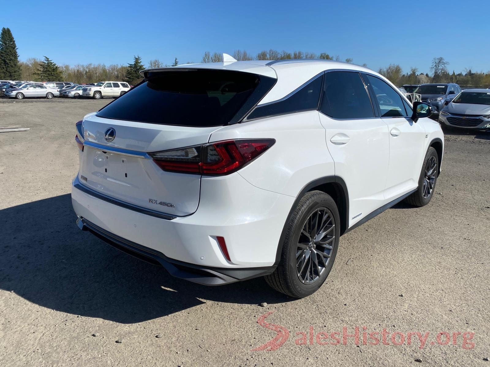 2T2BGMCA7HC009680 2017 LEXUS RX450