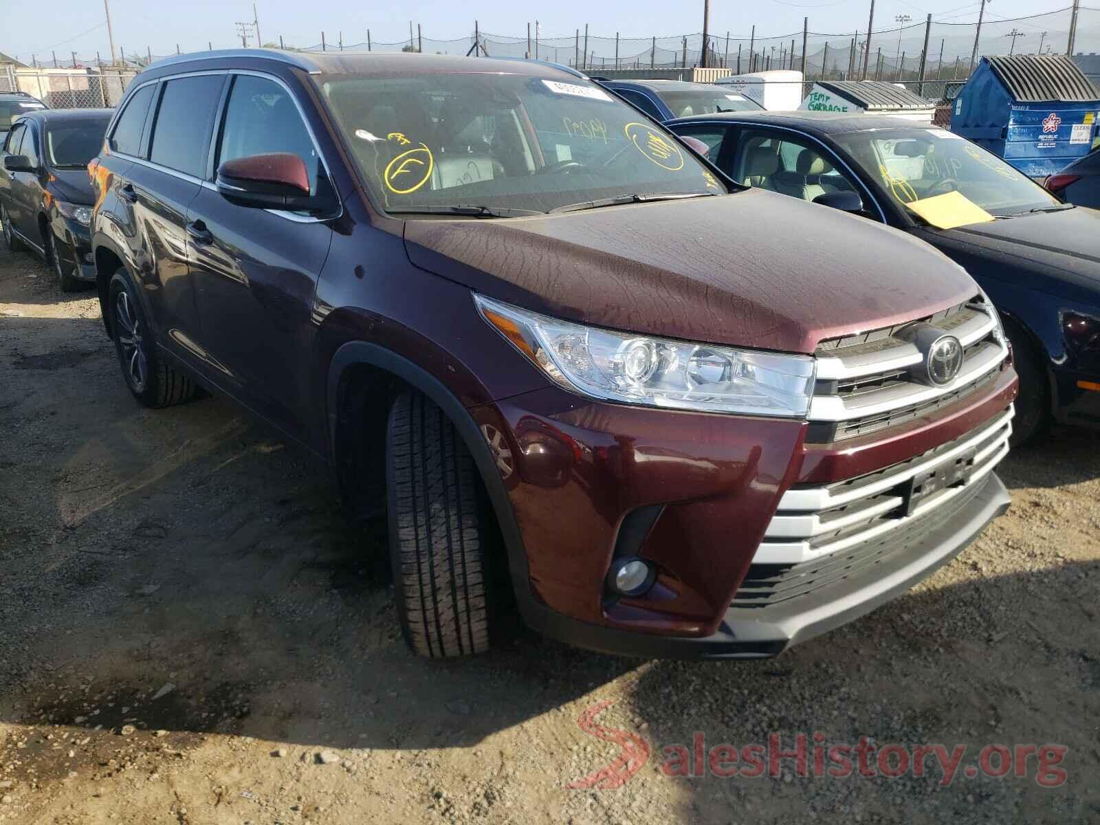 5TDJZRFH5JS895897 2018 TOYOTA HIGHLANDER