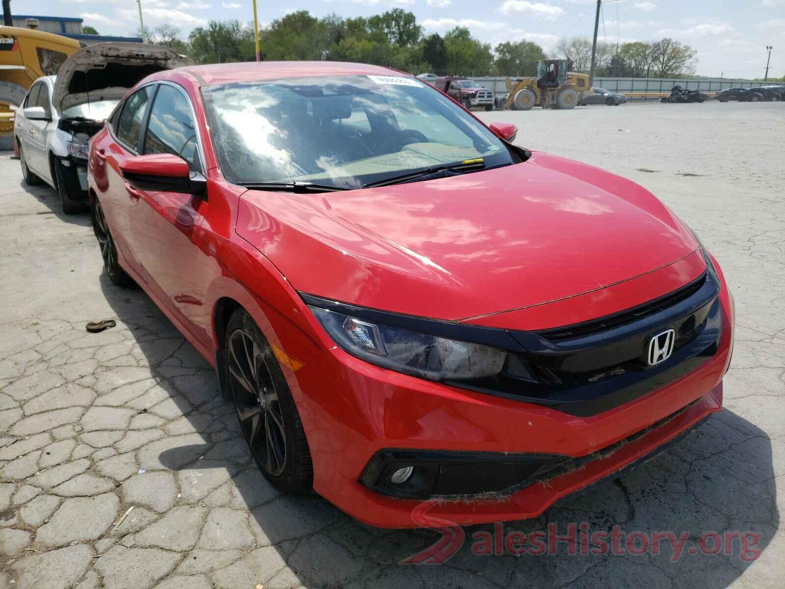 2HGFC2F86KH524358 2019 HONDA CIVIC