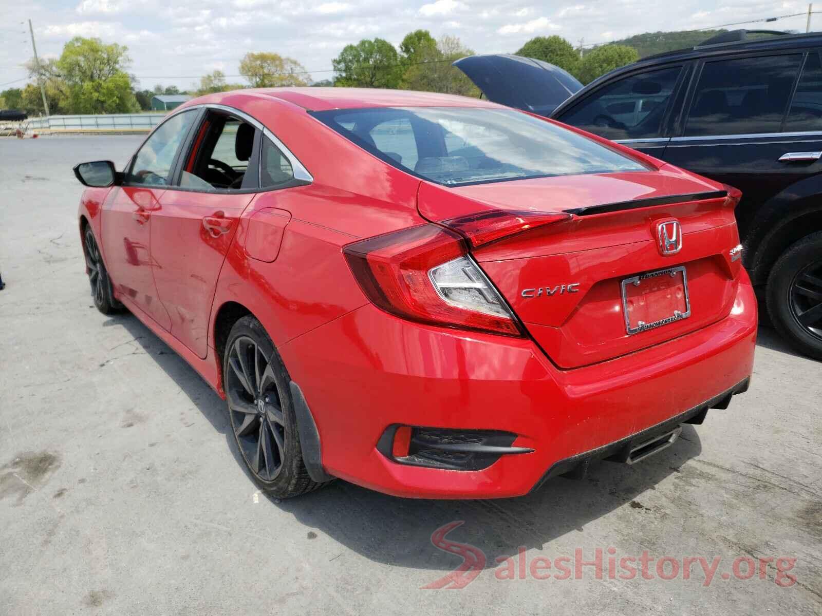 2HGFC2F86KH524358 2019 HONDA CIVIC