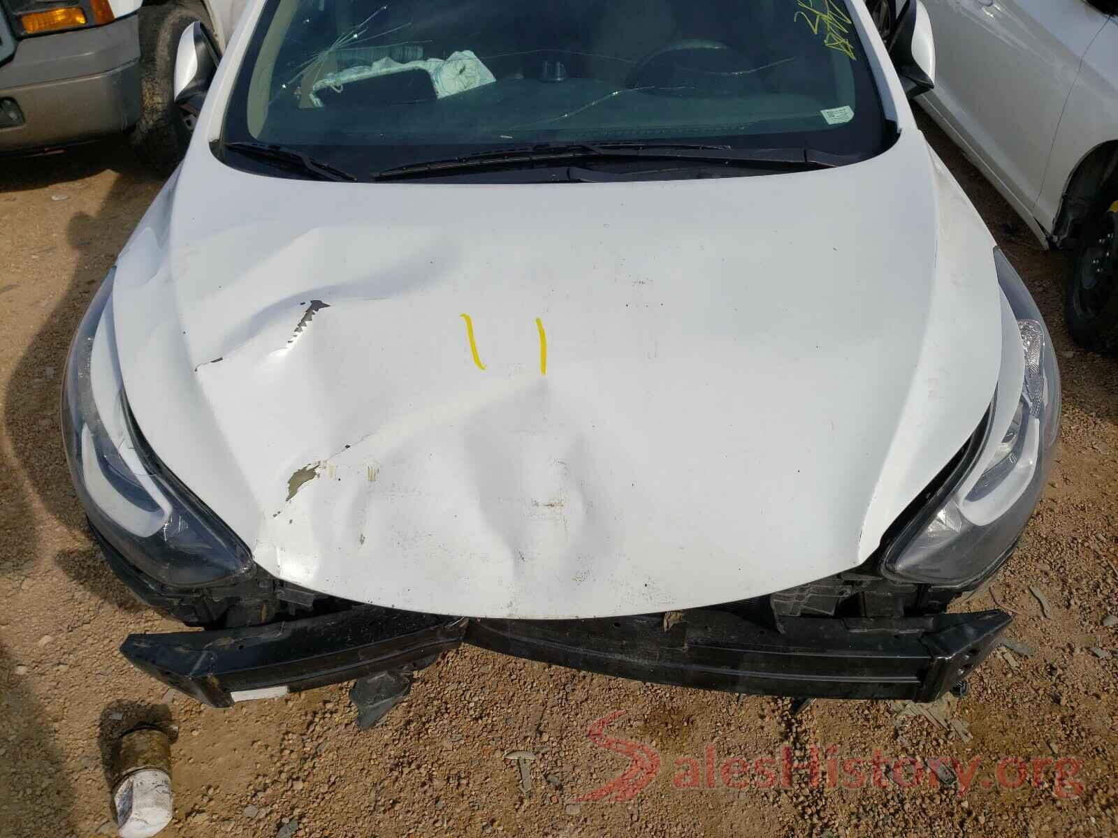 5NPDH4AE3GH763476 2016 HYUNDAI ELANTRA