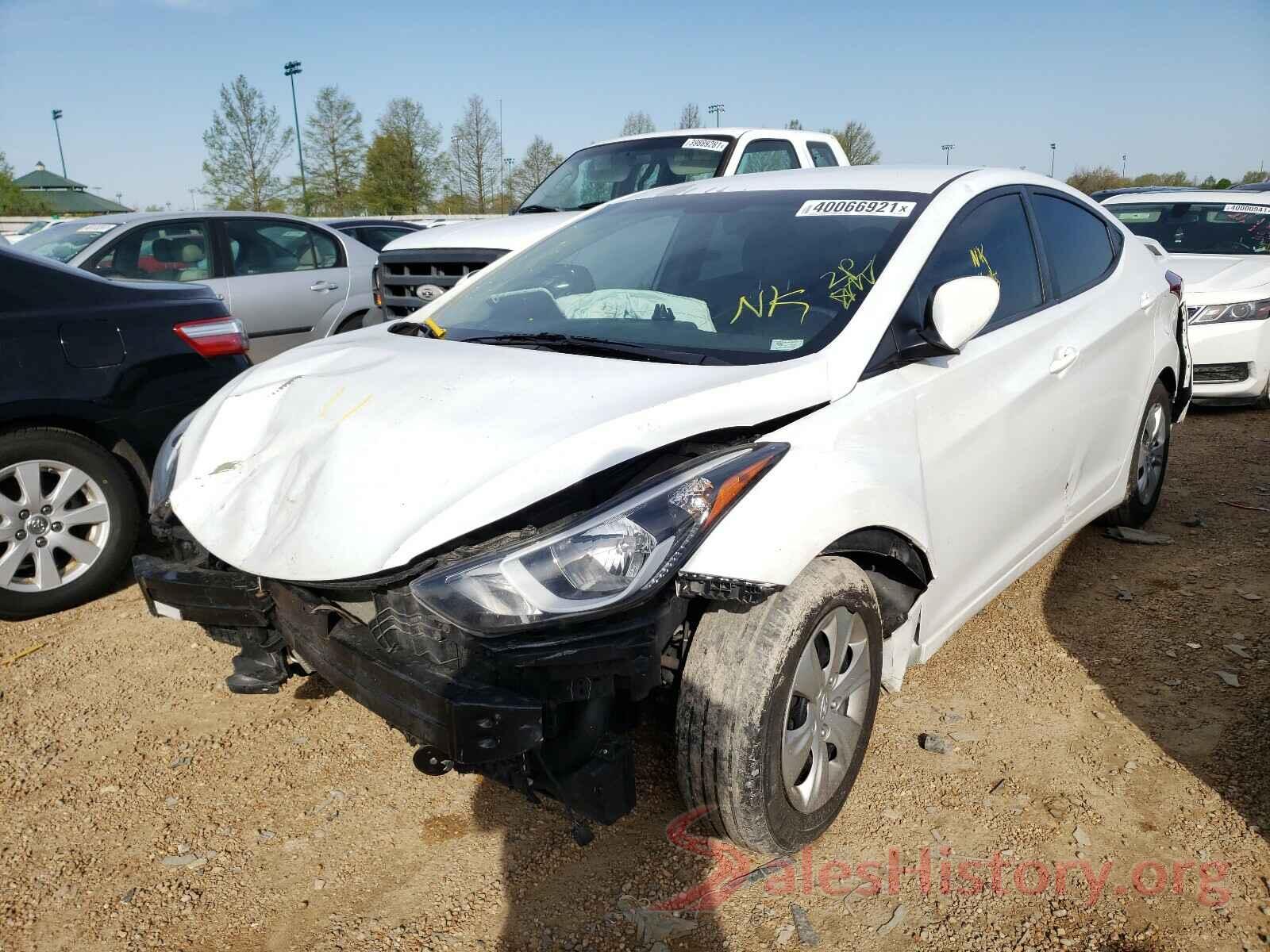 5NPDH4AE3GH763476 2016 HYUNDAI ELANTRA