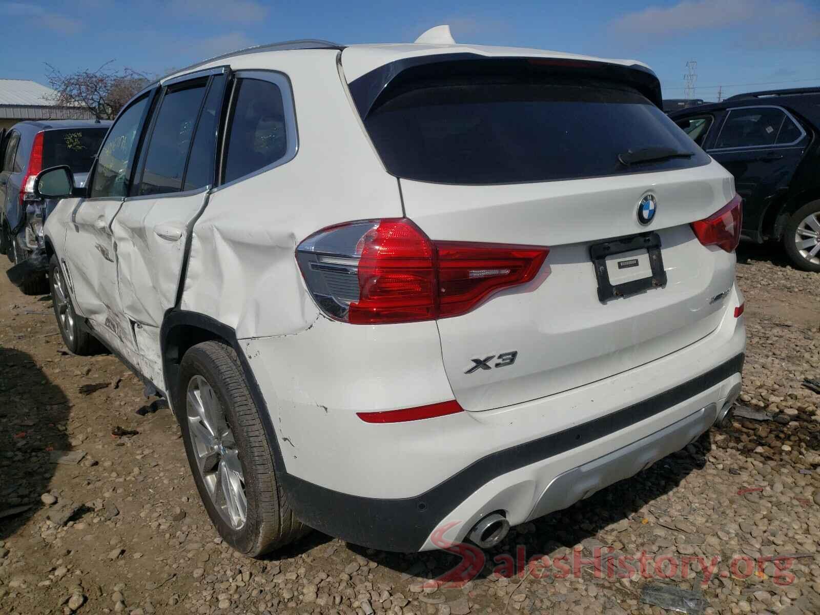 5UXTR9C5XKLE16994 2019 BMW X3