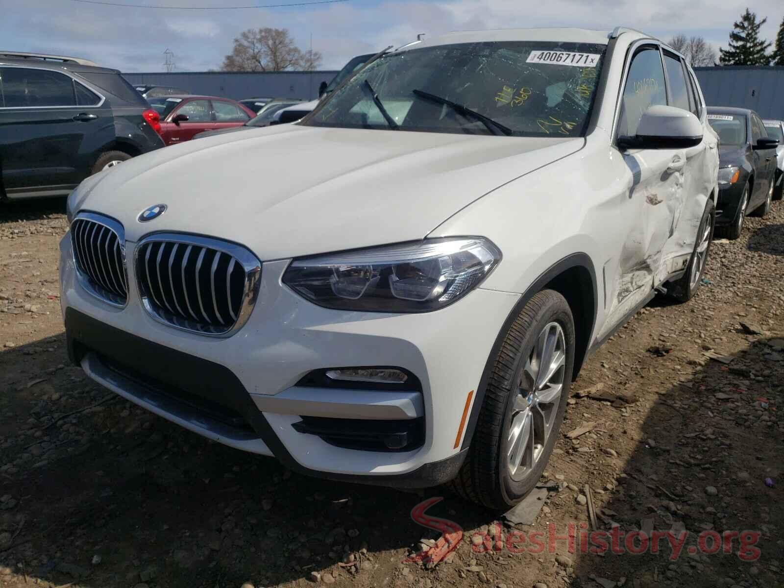 5UXTR9C5XKLE16994 2019 BMW X3