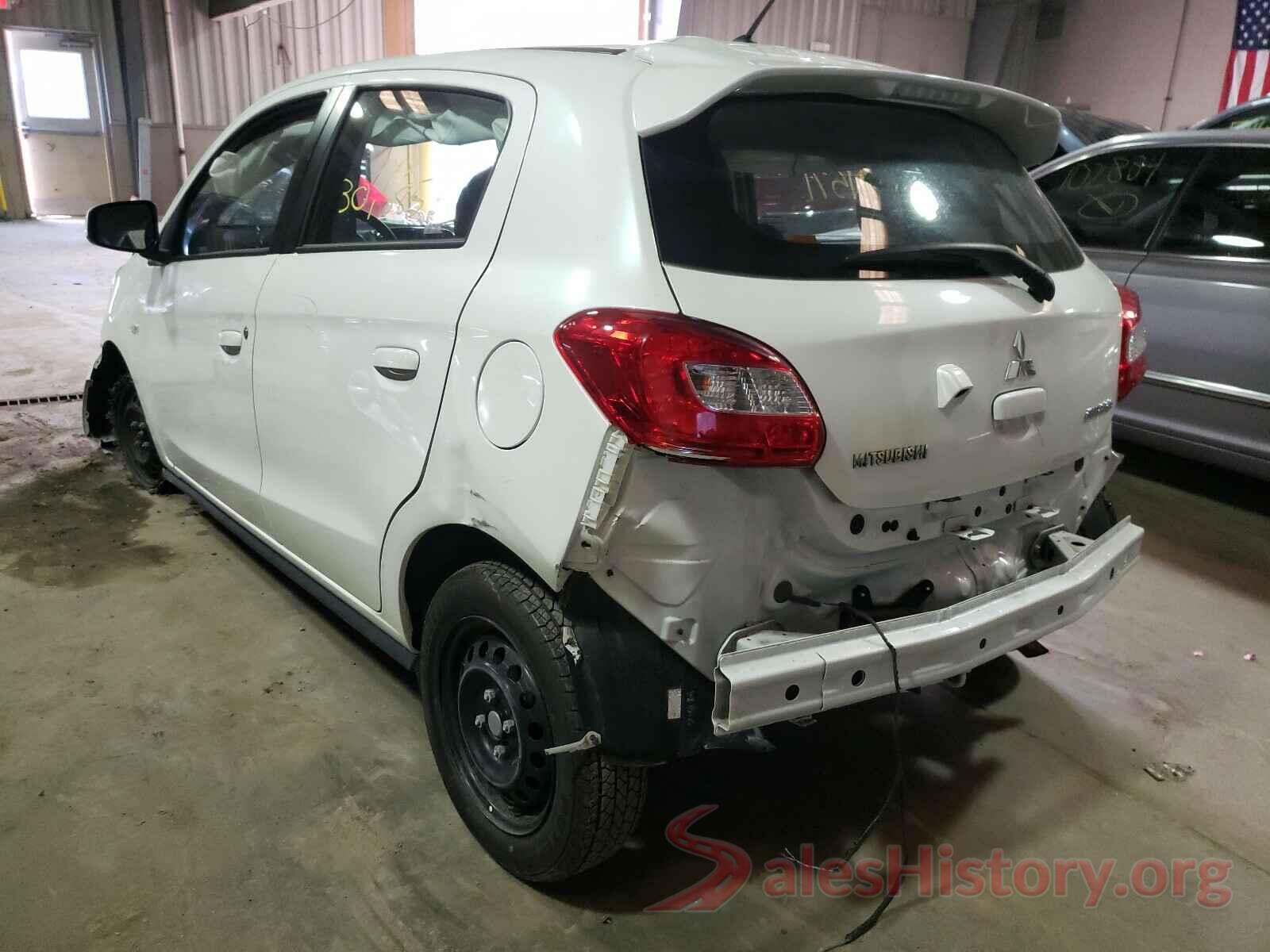 ML32A3HJ2KH014848 2019 MITSUBISHI MIRAGE