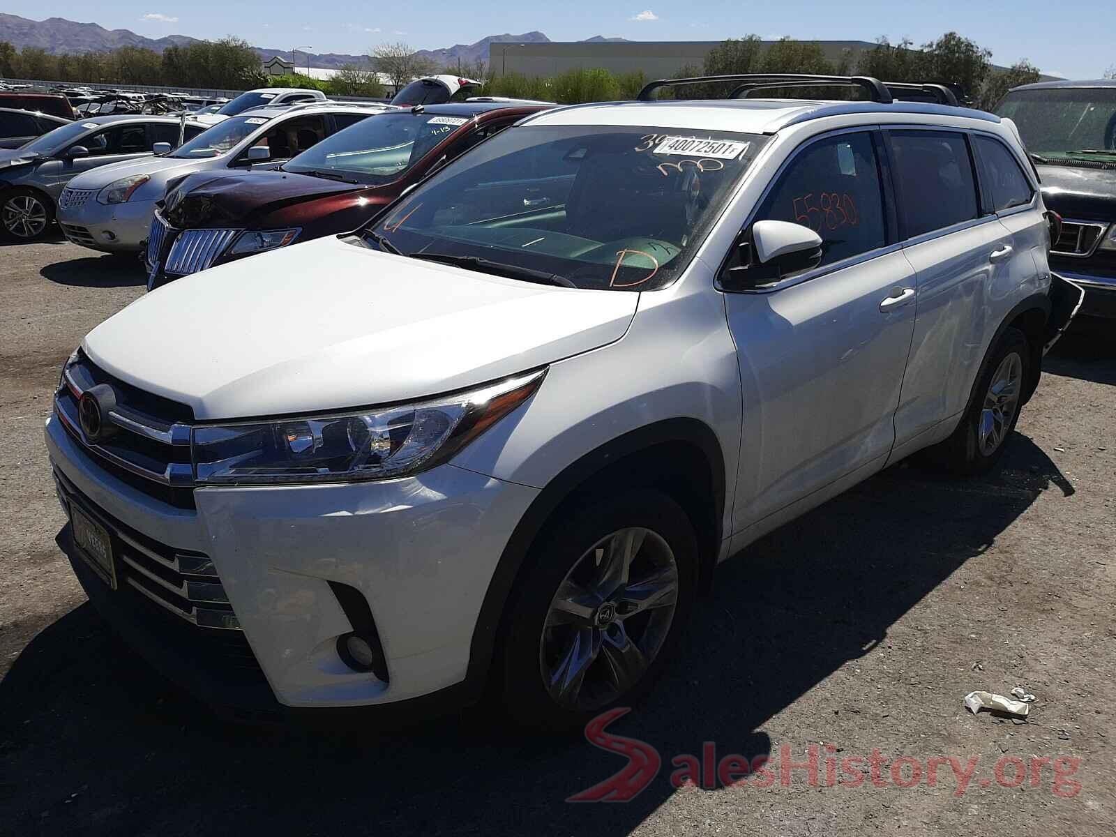 5TDDZRFH1HS383853 2017 TOYOTA HIGHLANDER