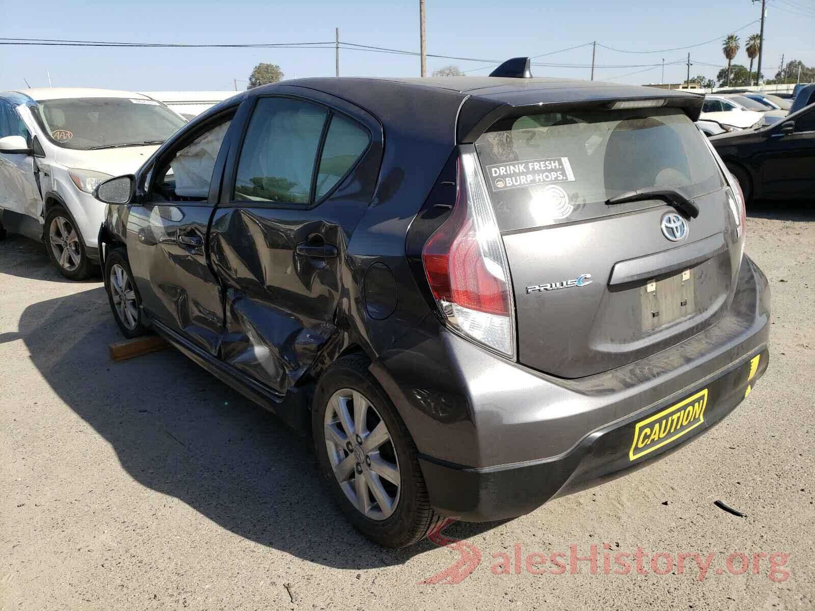 JTDKDTB32H1591623 2017 TOYOTA PRIUS