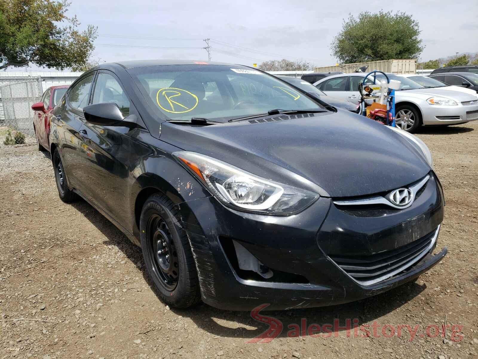 5NPDH4AE4GH701701 2016 HYUNDAI ELANTRA