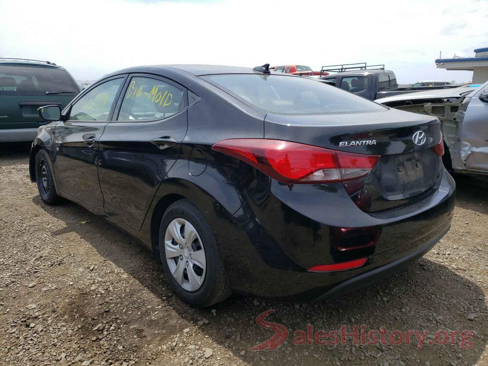 5NPDH4AE4GH701701 2016 HYUNDAI ELANTRA