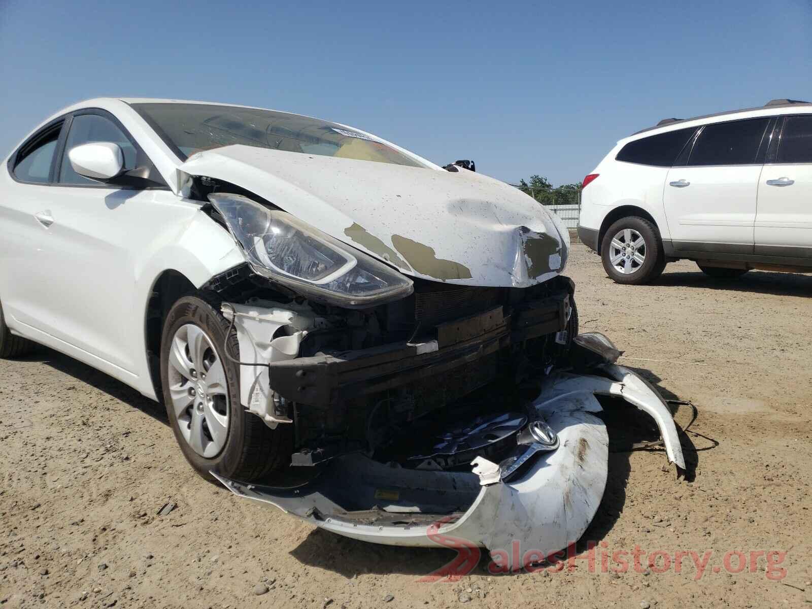 5NPDH4AE3GH707862 2016 HYUNDAI ELANTRA