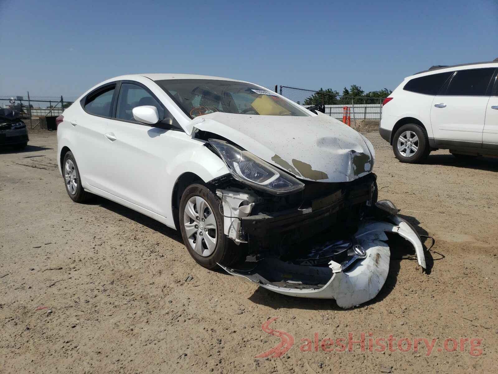 5NPDH4AE3GH707862 2016 HYUNDAI ELANTRA