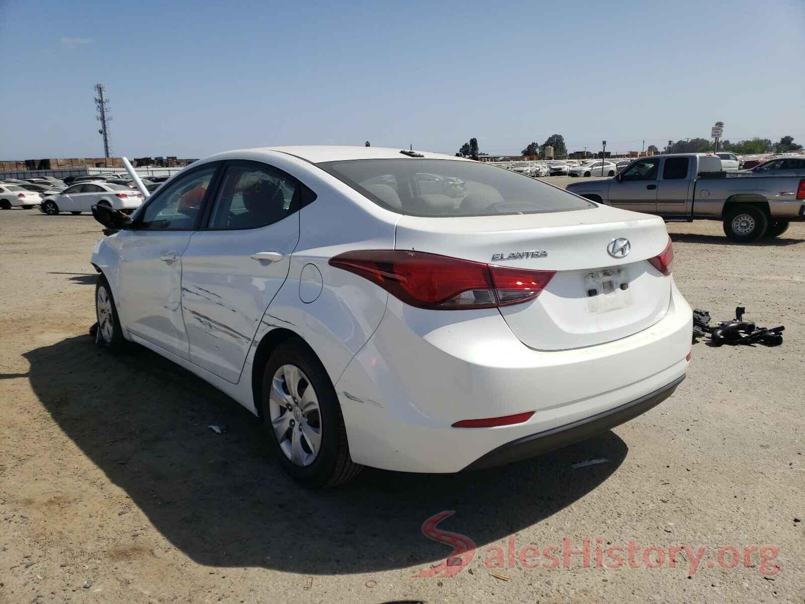 5NPDH4AE3GH707862 2016 HYUNDAI ELANTRA