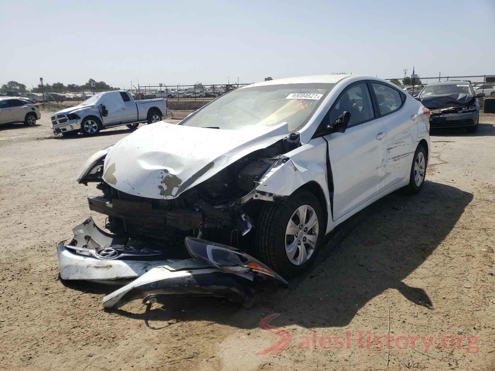 5NPDH4AE3GH707862 2016 HYUNDAI ELANTRA