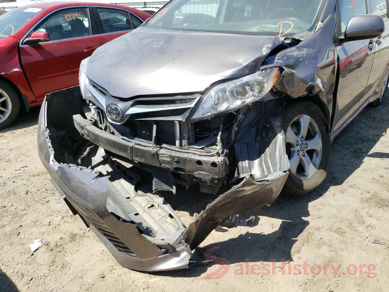 5TDKZ3DC7KS006270 2019 TOYOTA SIENNA