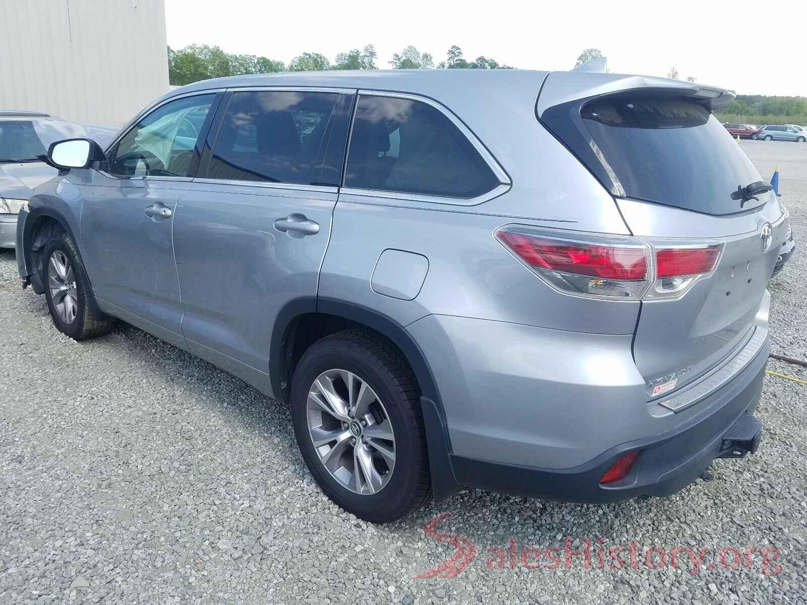 5TDZKRFH8GS186932 2016 TOYOTA HIGHLANDER