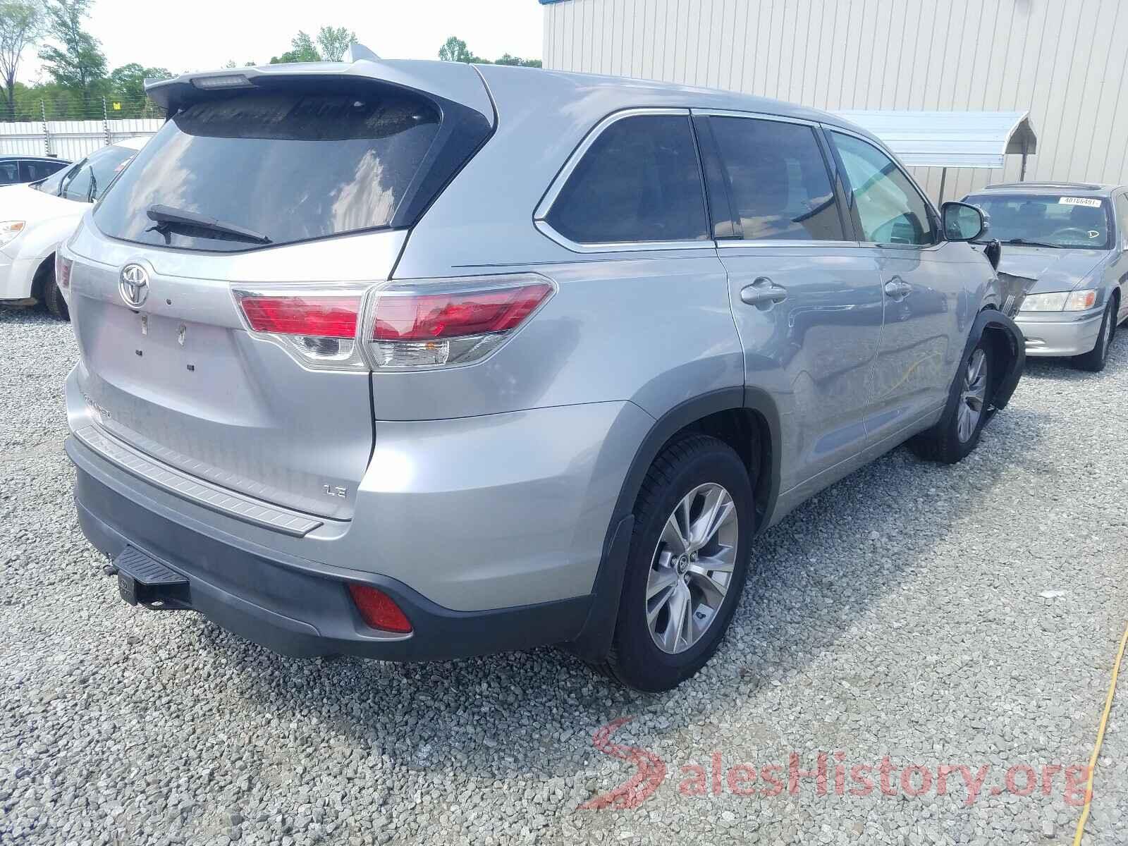 5TDZKRFH8GS186932 2016 TOYOTA HIGHLANDER