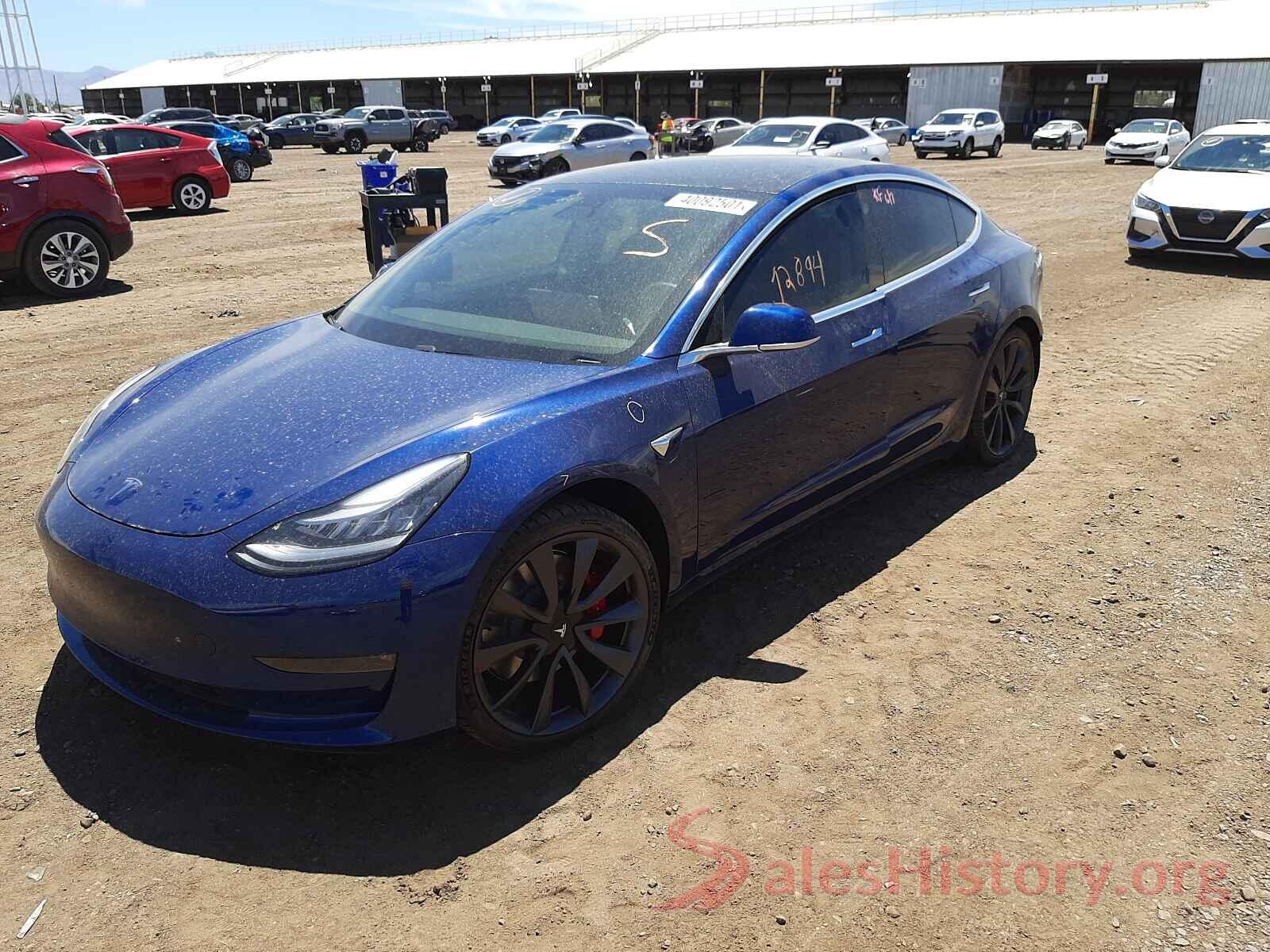 5YJ3E1EC7LF603184 2020 TESLA MODEL 3