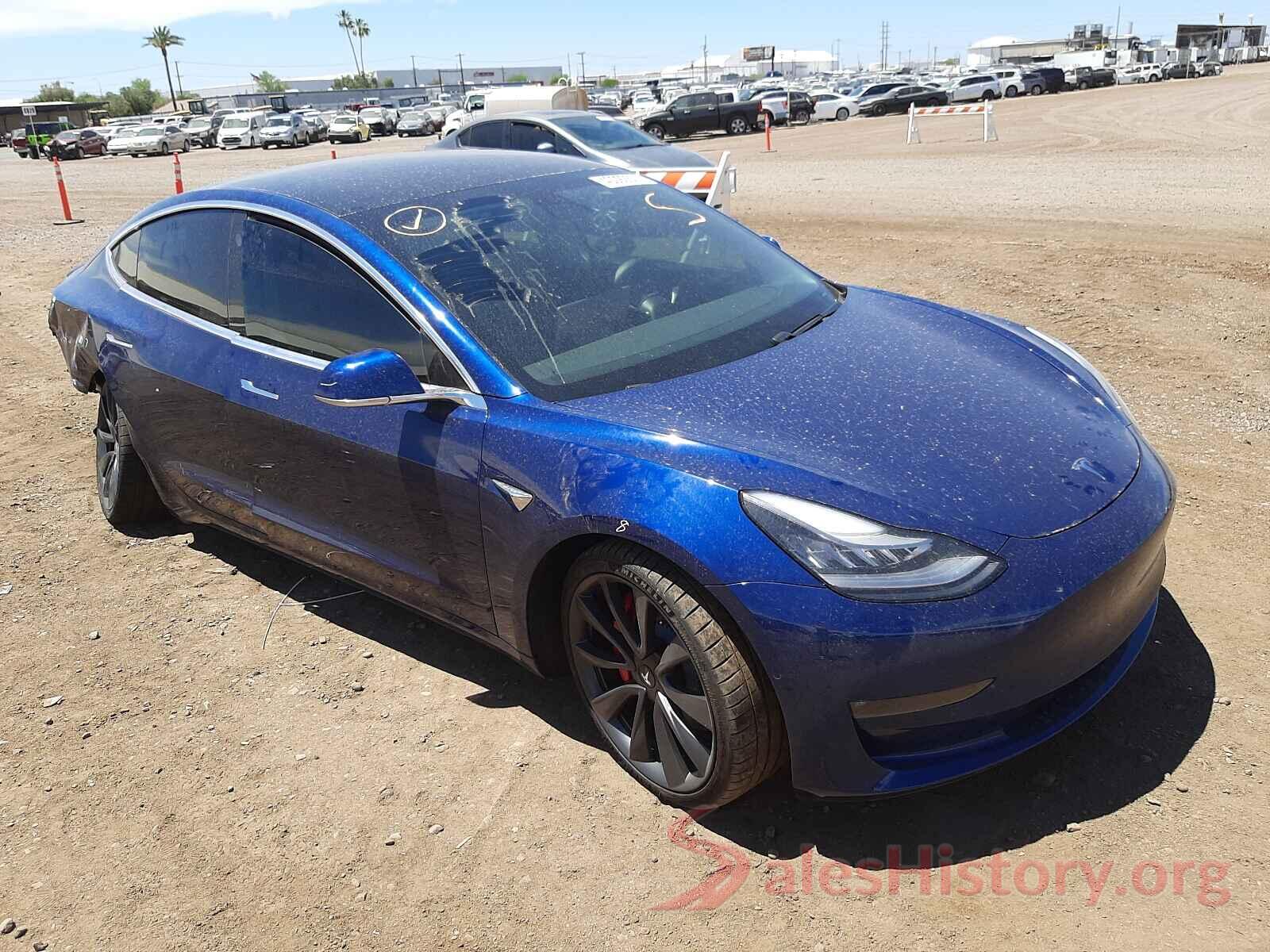 5YJ3E1EC7LF603184 2020 TESLA MODEL 3