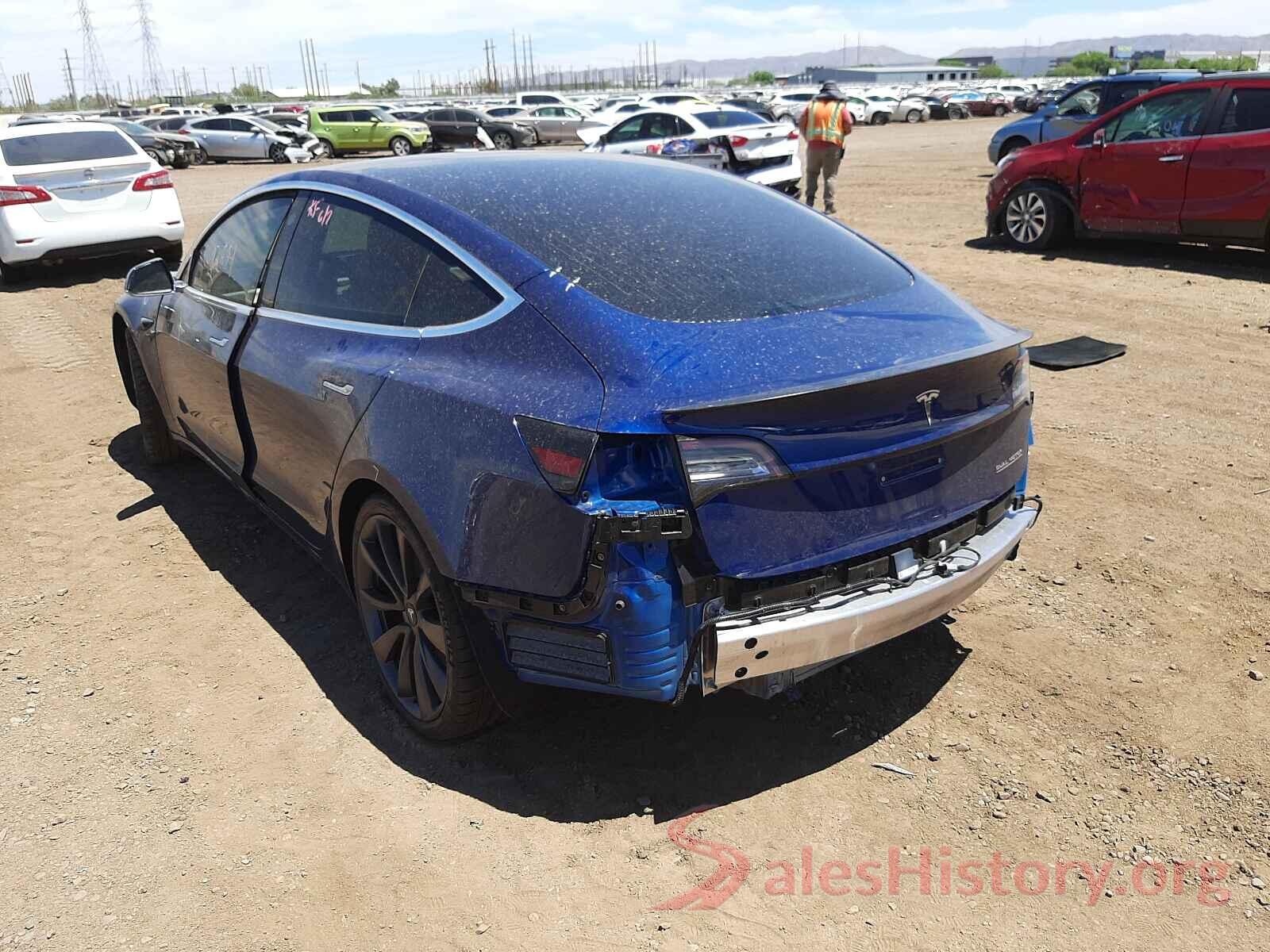 5YJ3E1EC7LF603184 2020 TESLA MODEL 3