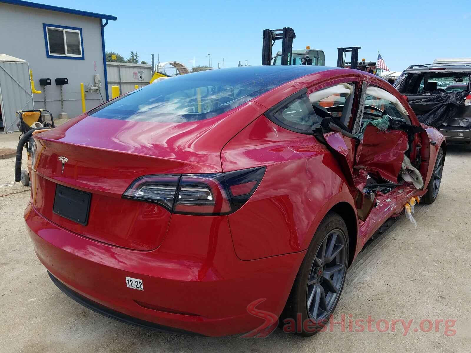 5YJ3E1EA2MF838270 2021 TESLA MODEL 3