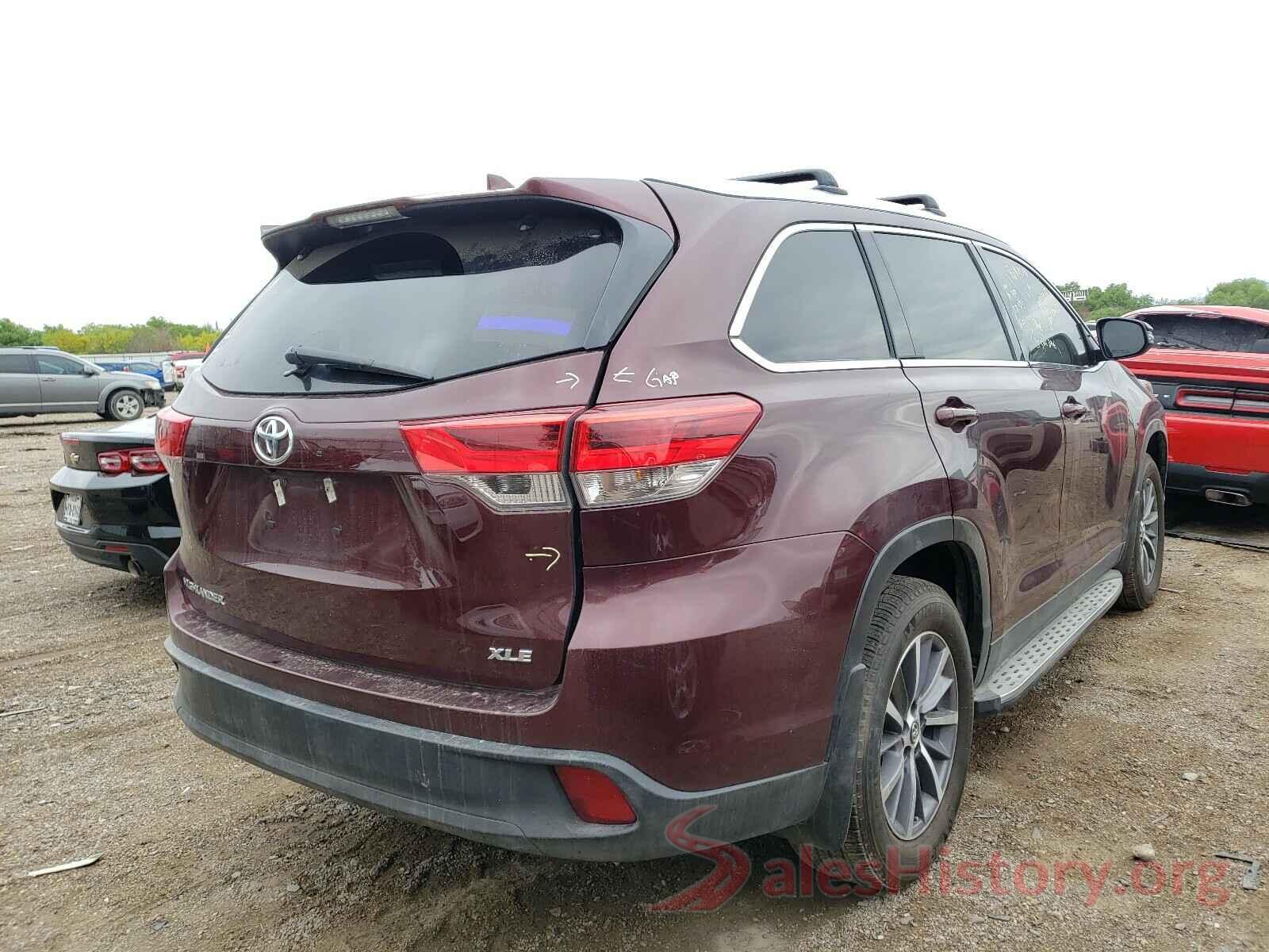 5TDKZRFH7KS339967 2019 TOYOTA HIGHLANDER