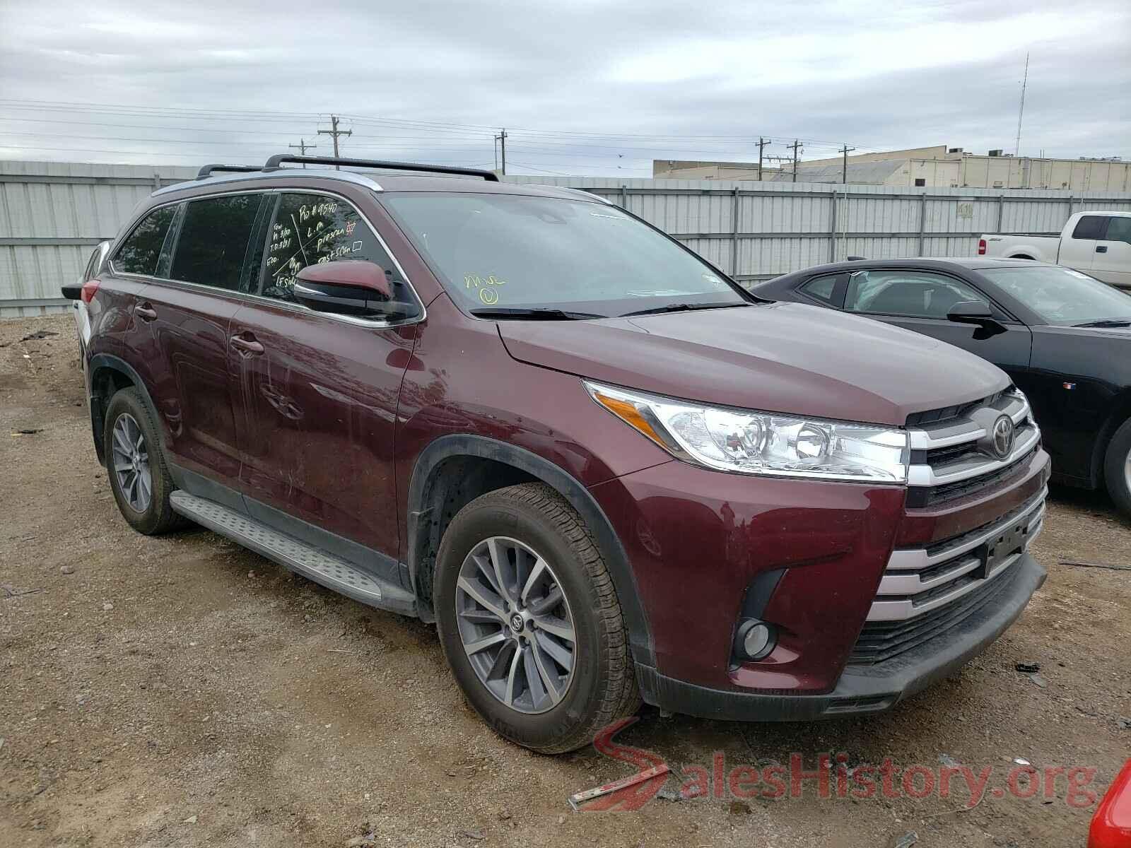 5TDKZRFH7KS339967 2019 TOYOTA HIGHLANDER