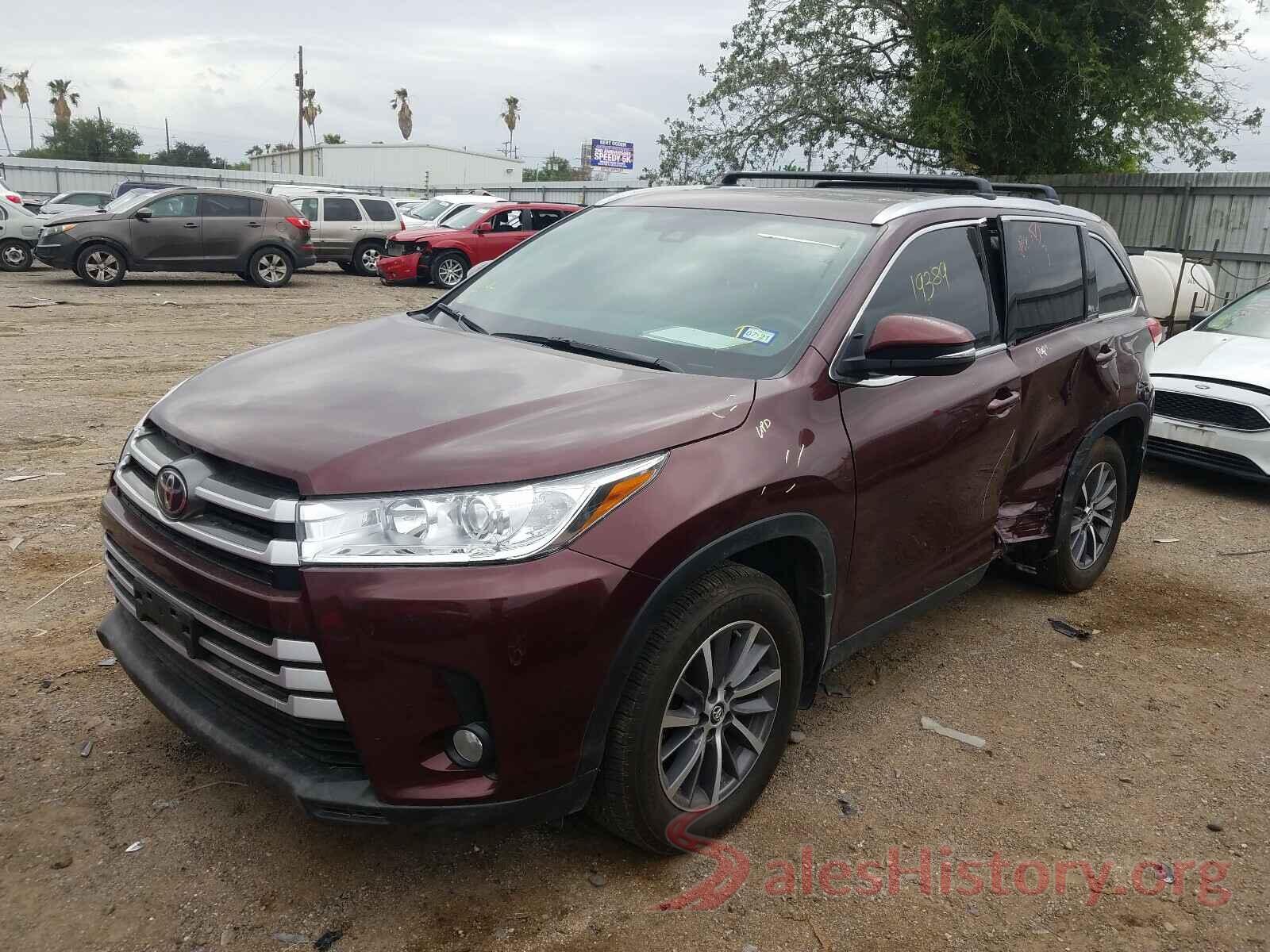 5TDKZRFH7KS339967 2019 TOYOTA HIGHLANDER