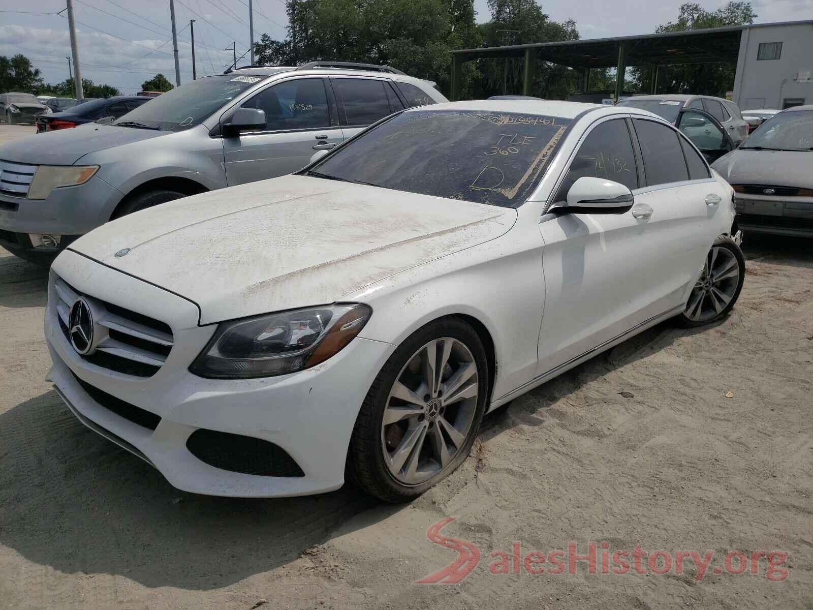 55SWF4JB1HU211574 2017 MERCEDES-BENZ C CLASS