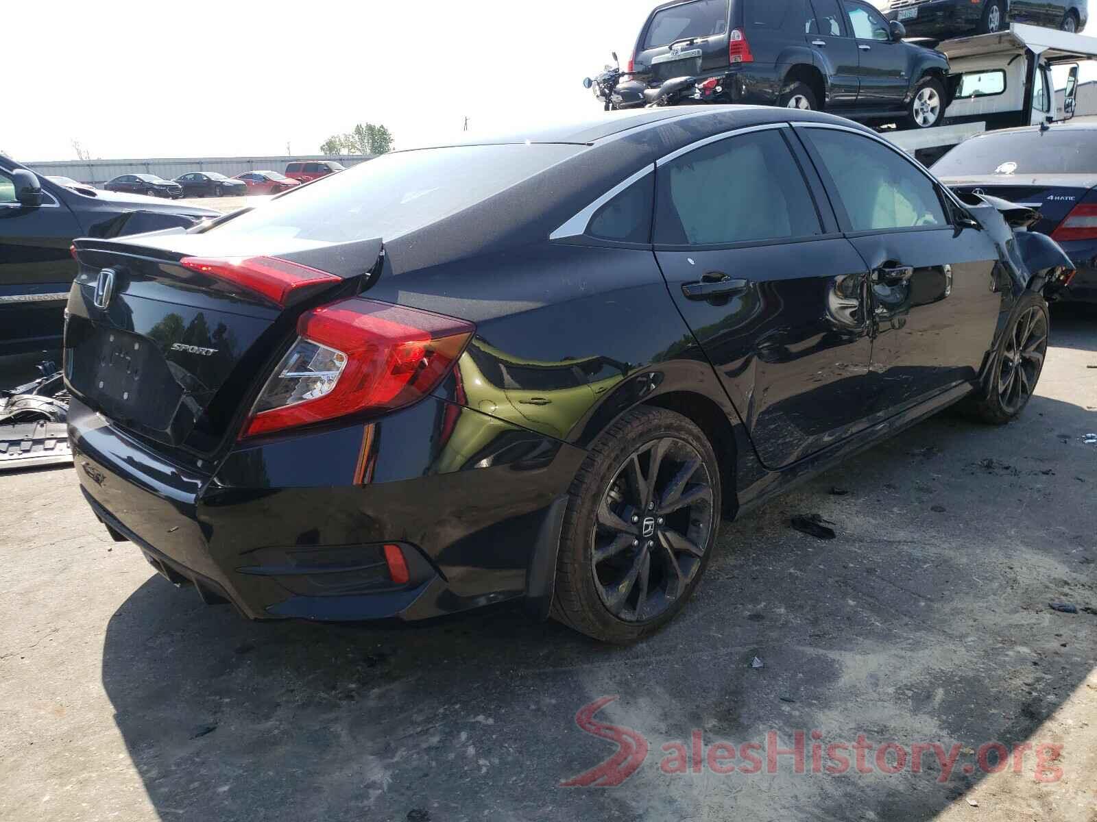 19XFC2F8XLE017054 2020 HONDA CIVIC