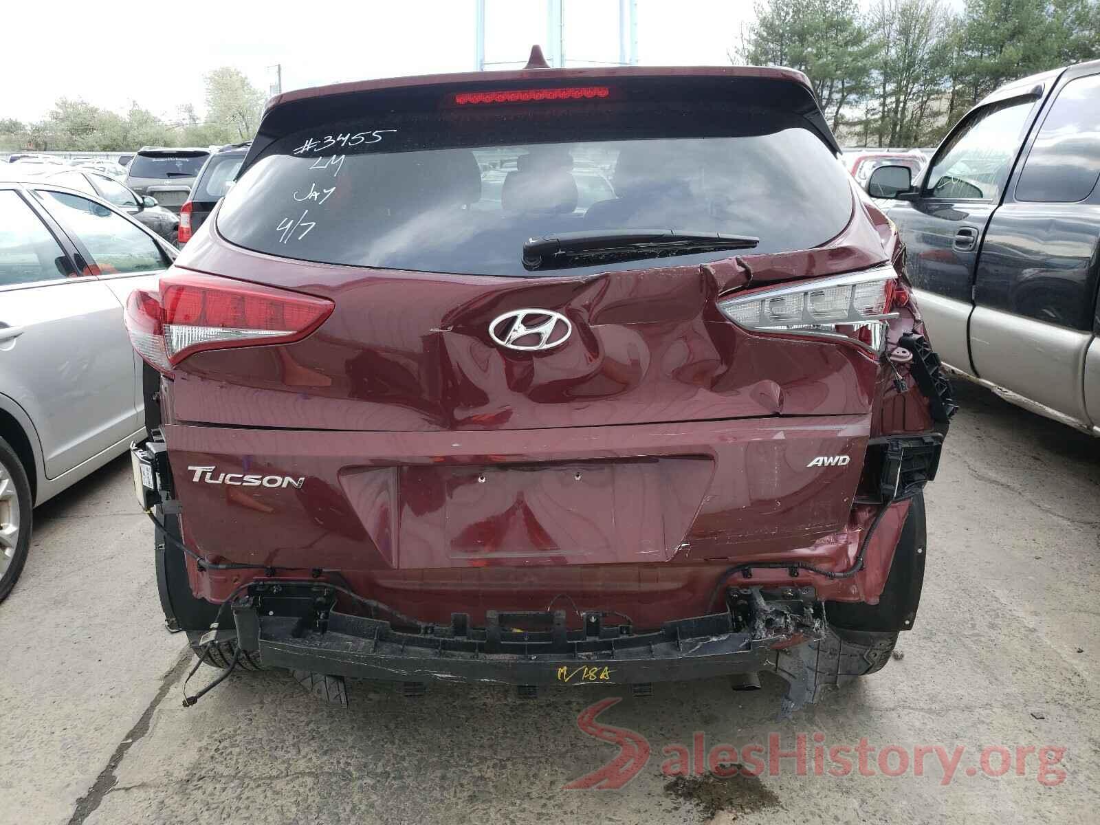 KM8J3CA42JU632440 2018 HYUNDAI TUCSON